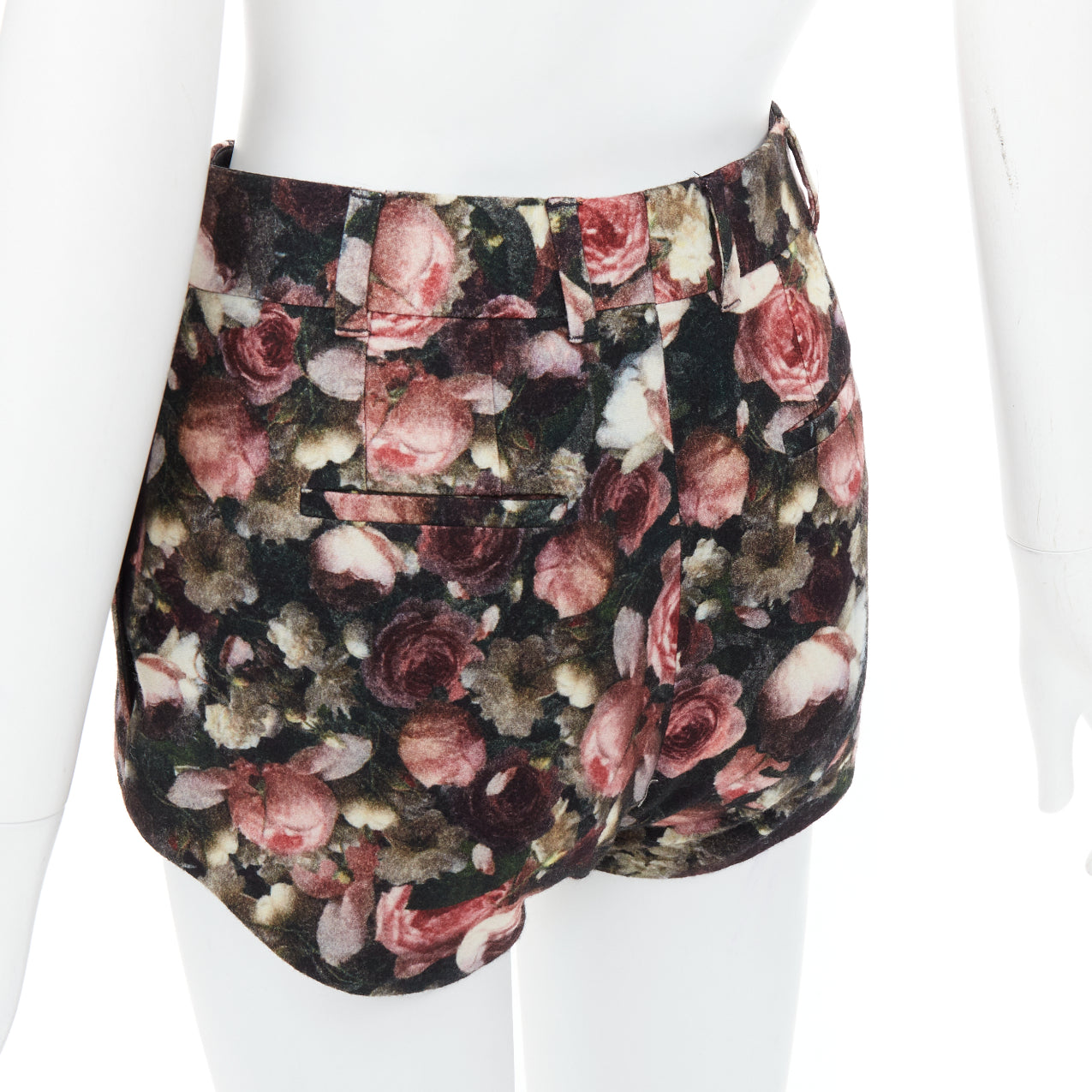 Givenchy Rose Floral Shorts - Back view
