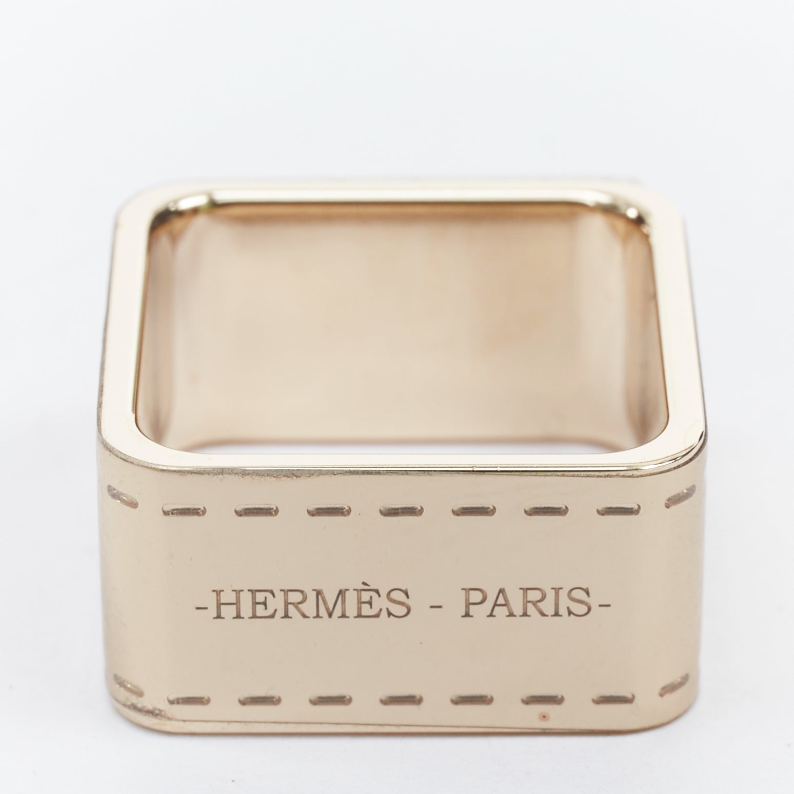 Hermès Bolduc scarf 90 ring - Back view