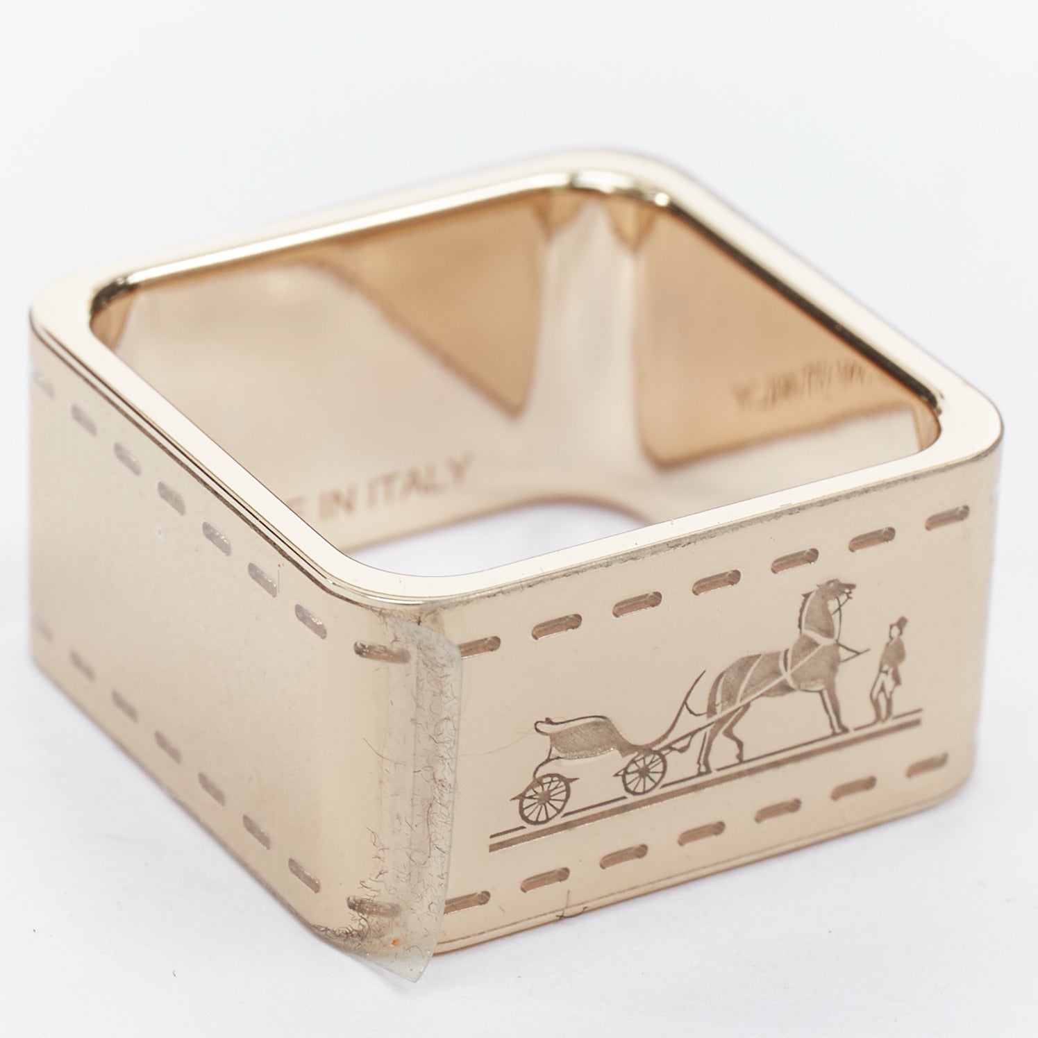 Hermès Bolduc scarf 90 ring - Image 6