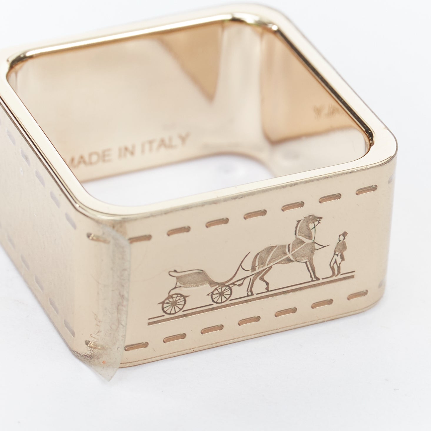 Hermès Bolduc scarf 90 ring - Detail 1