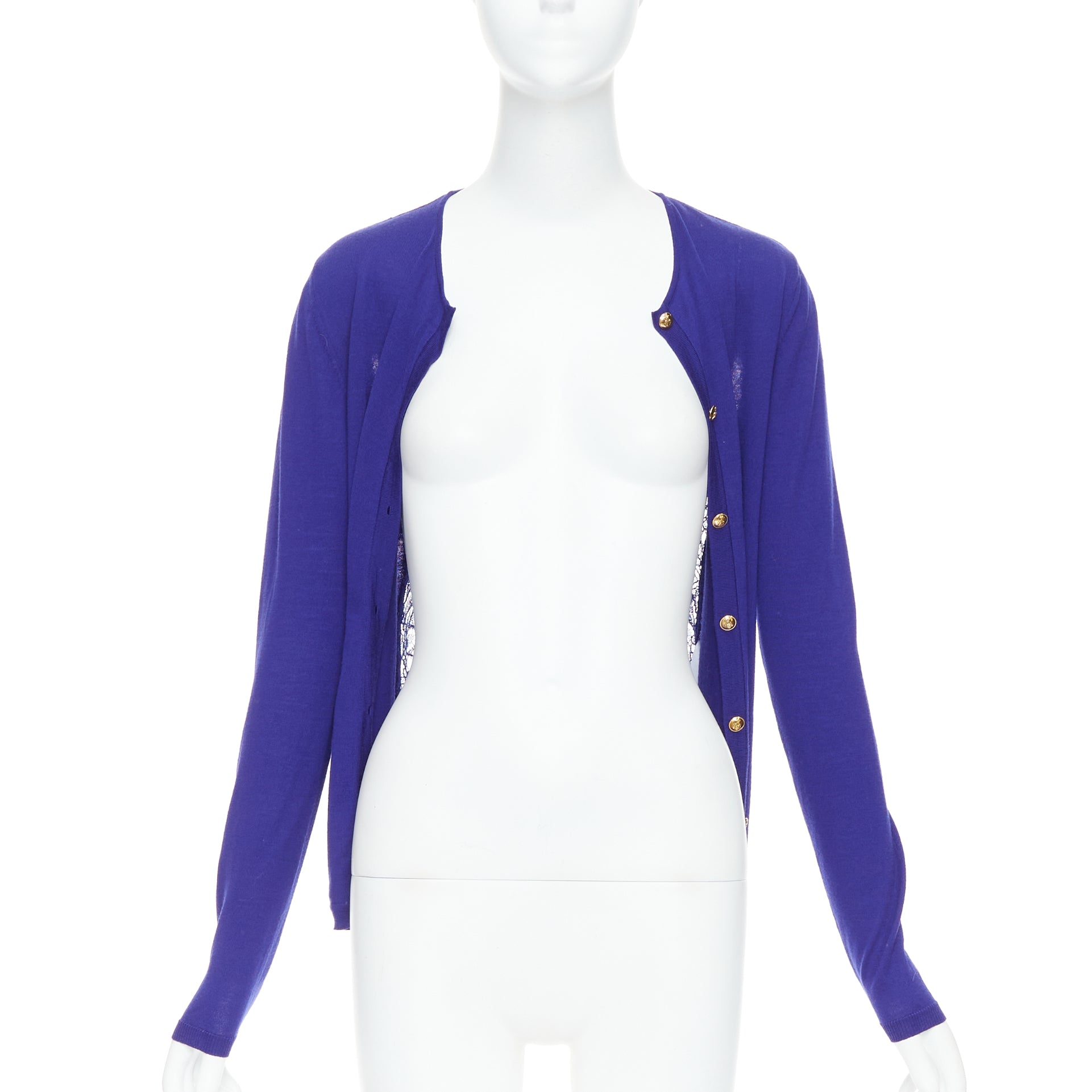 Emilio Pucci Floral Lace Cardigan - 4