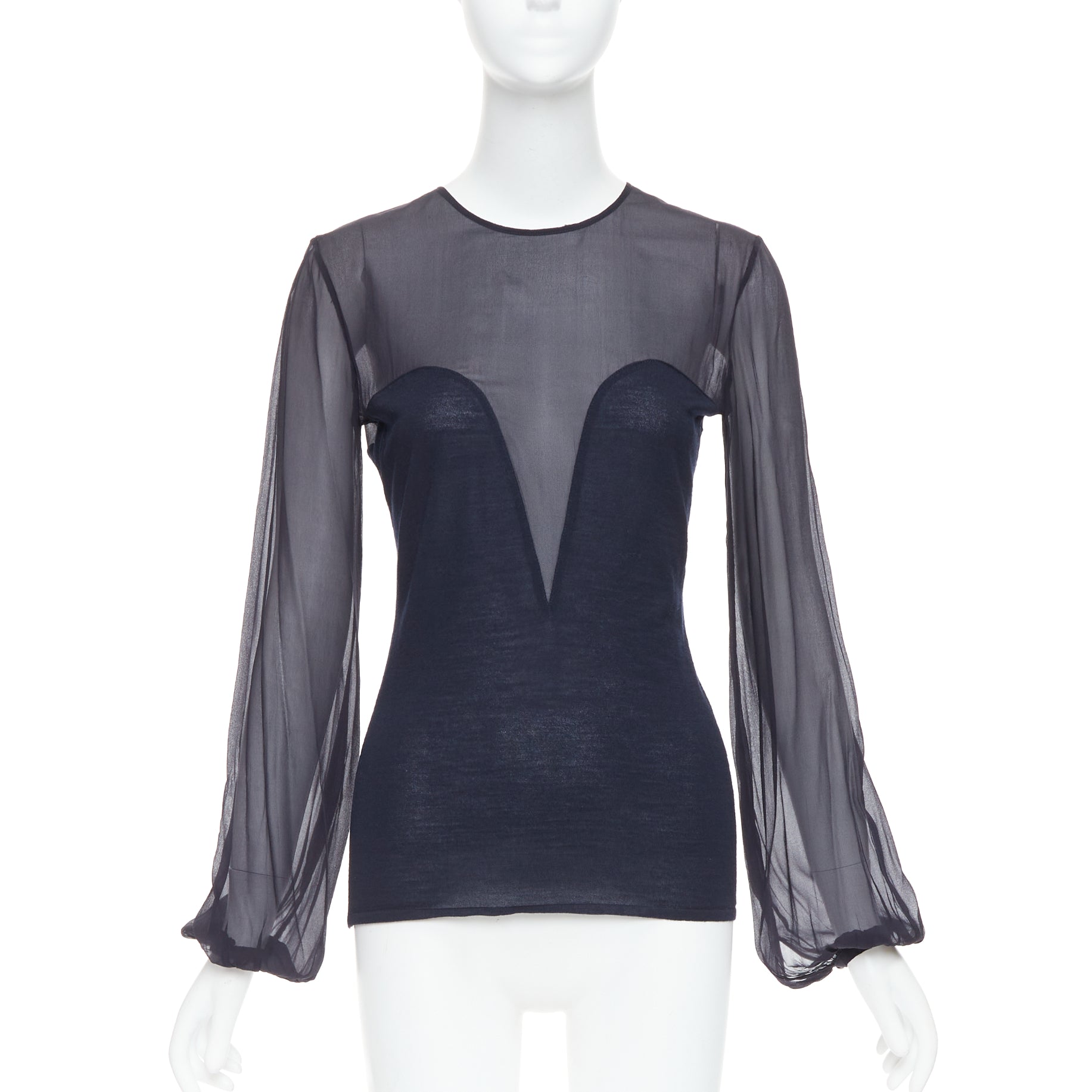 Emilio Pucci Silk Contour Blouse