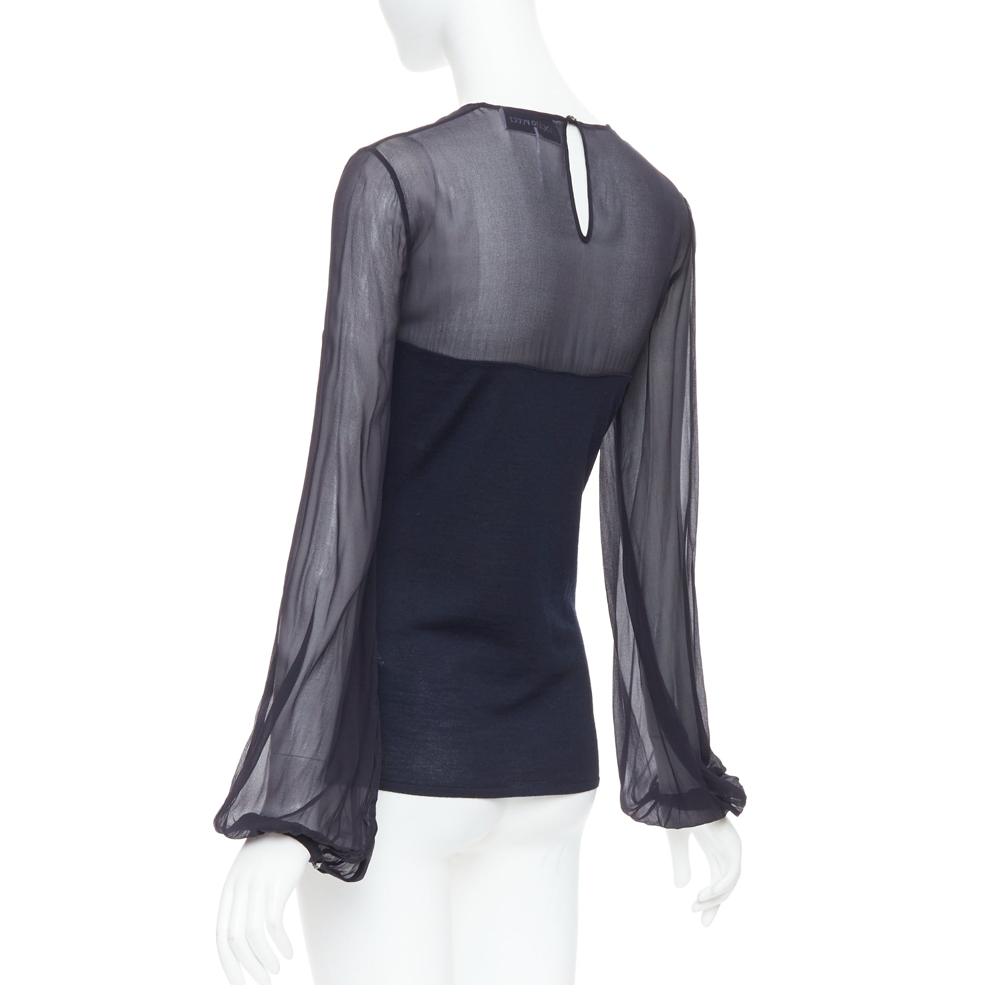 Emilio Pucci Silk Contour Blouse - Detail 1