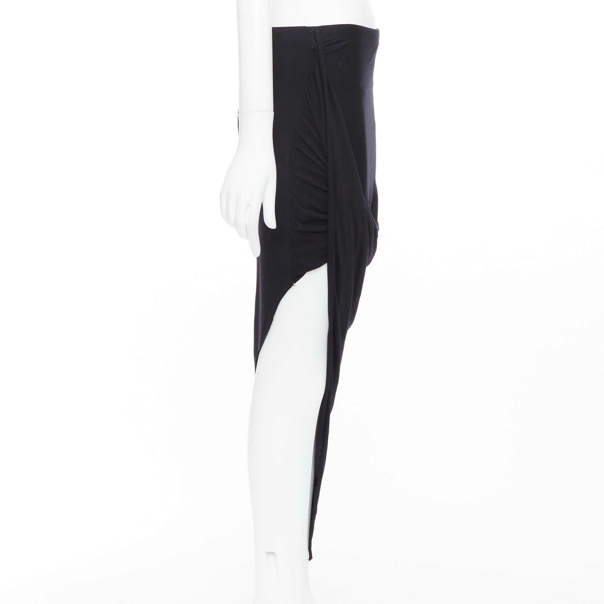 Helmut Lang Draped Modal Skirt - Image 6