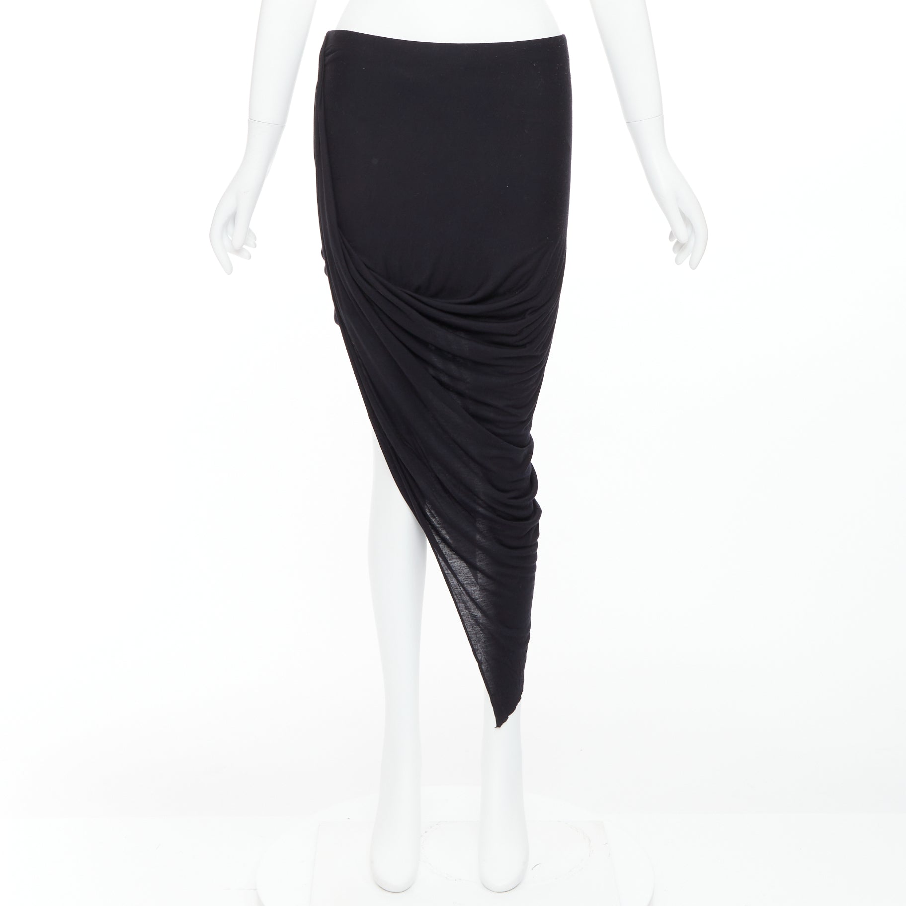 Helmut Lang Draped Modal Skirt - Image 11