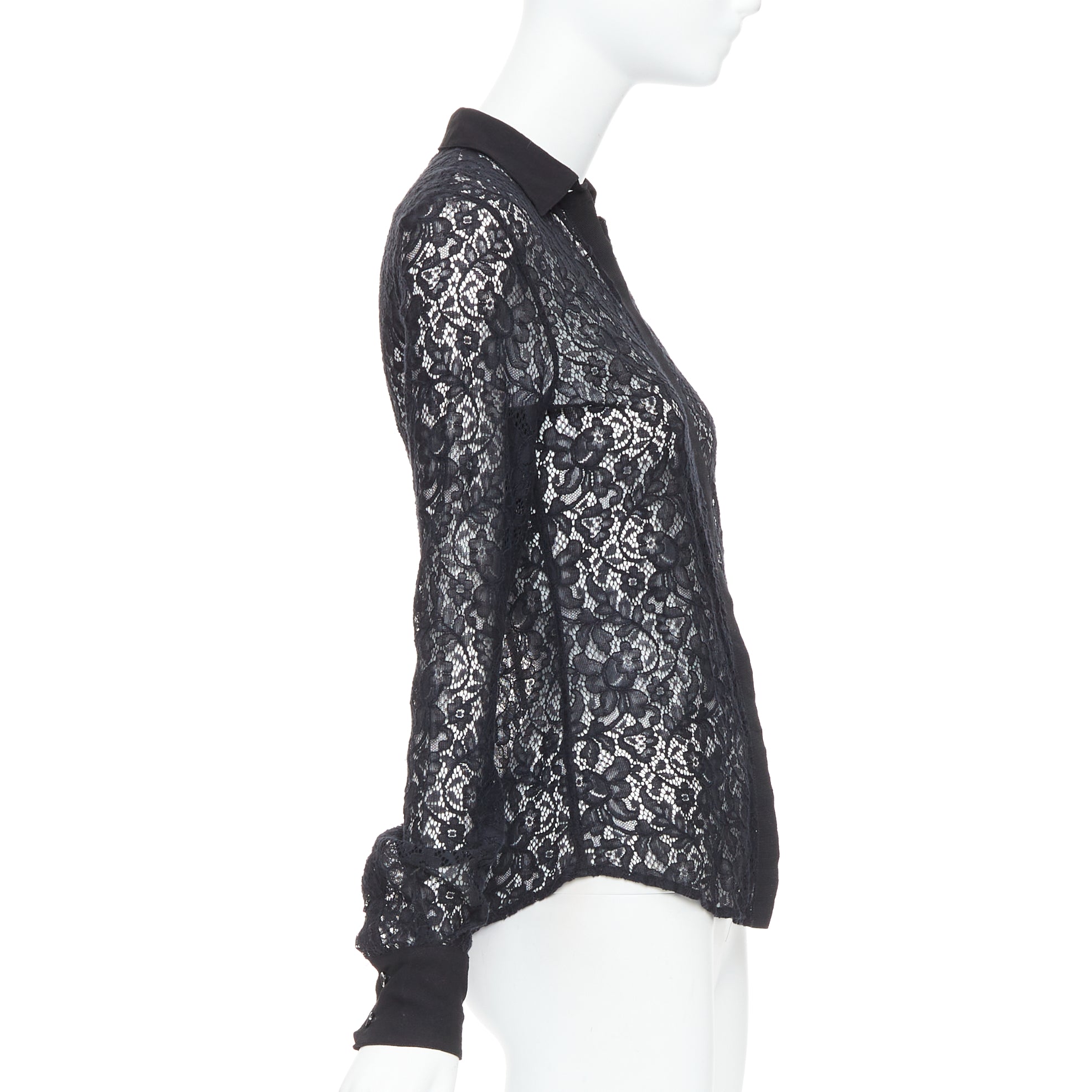 D&g Floral Lace Shirt - 4