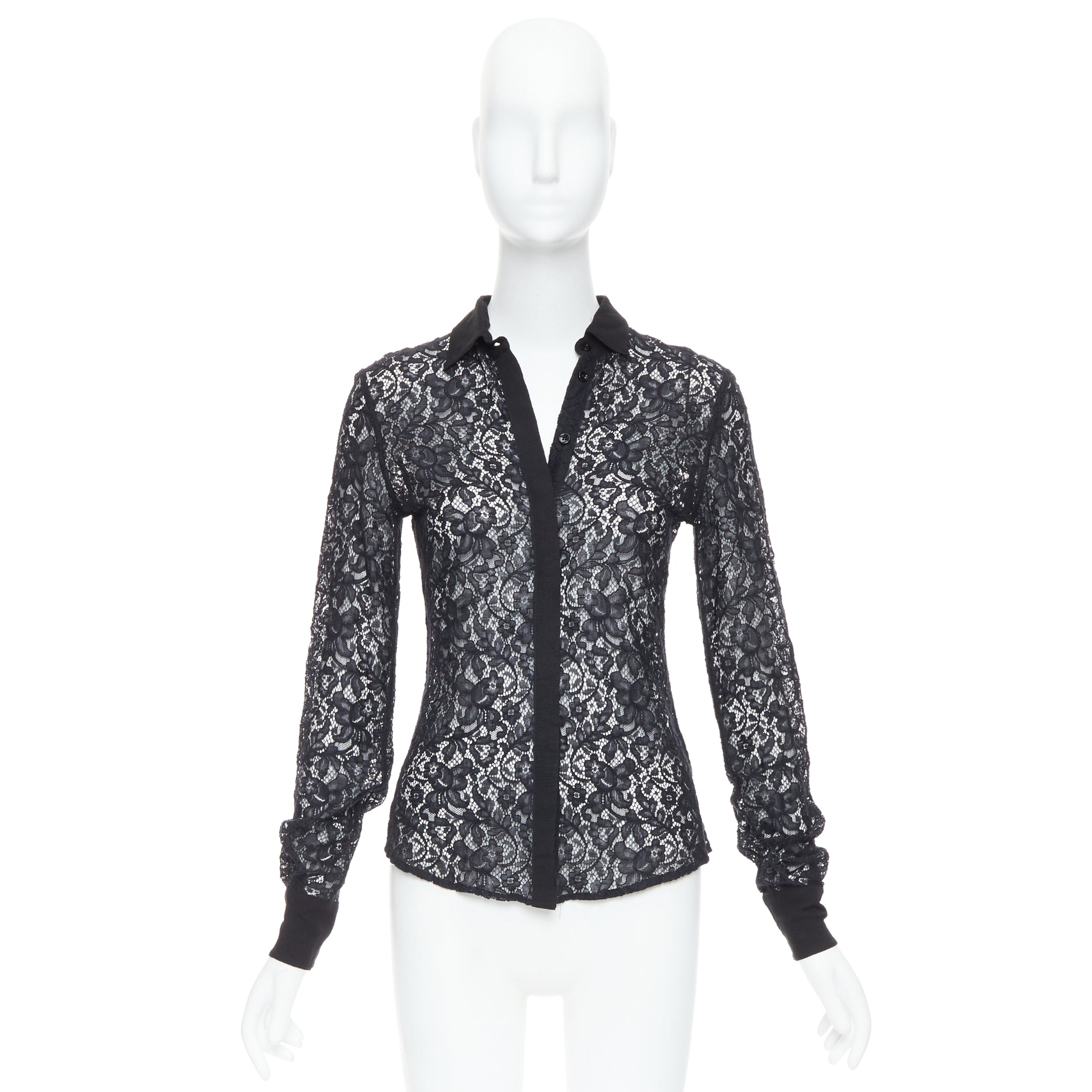 D&g Floral Lace Shirt - Image 11