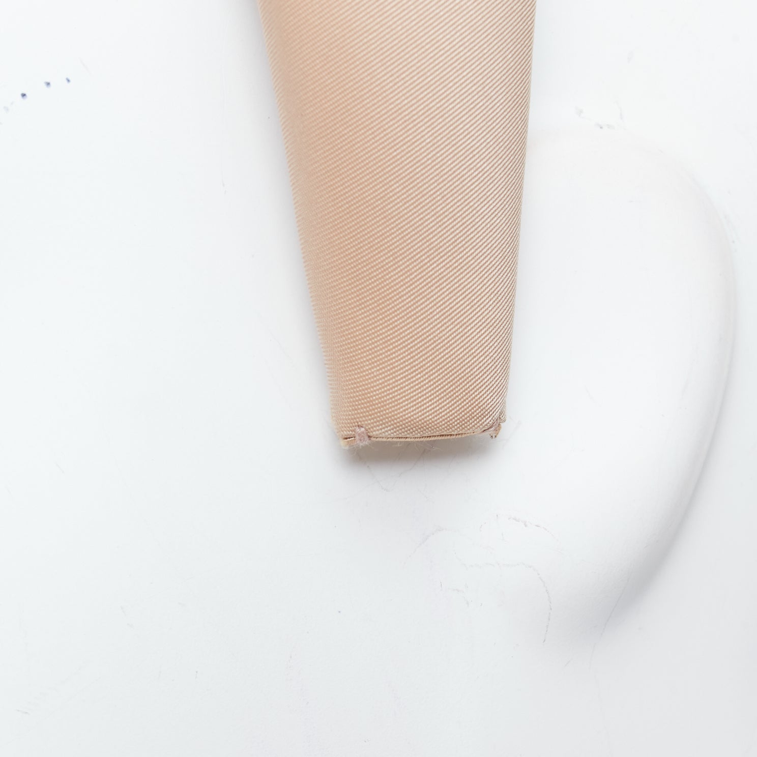 Prada Beige Satin Headband - Detail 2