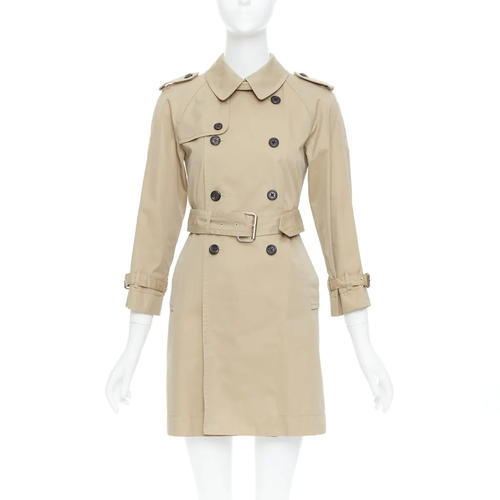 Marc Jacobs Beige Trench Coat Beige Cotton Very good - Front View