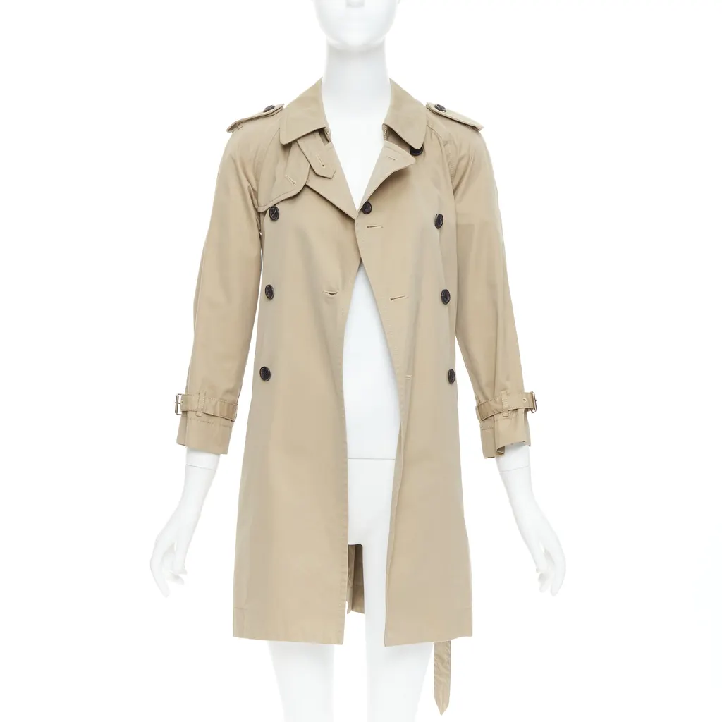 Marc Jacobs Beige Trench Coat Beige Cotton Very good - Inside View