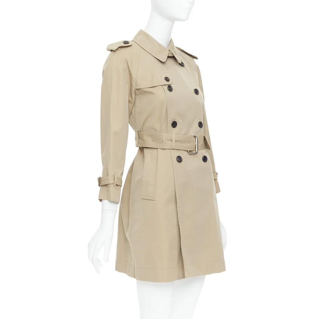 Marc Jacobs Beige Trench Coat Beige Cotton Very good - Model View