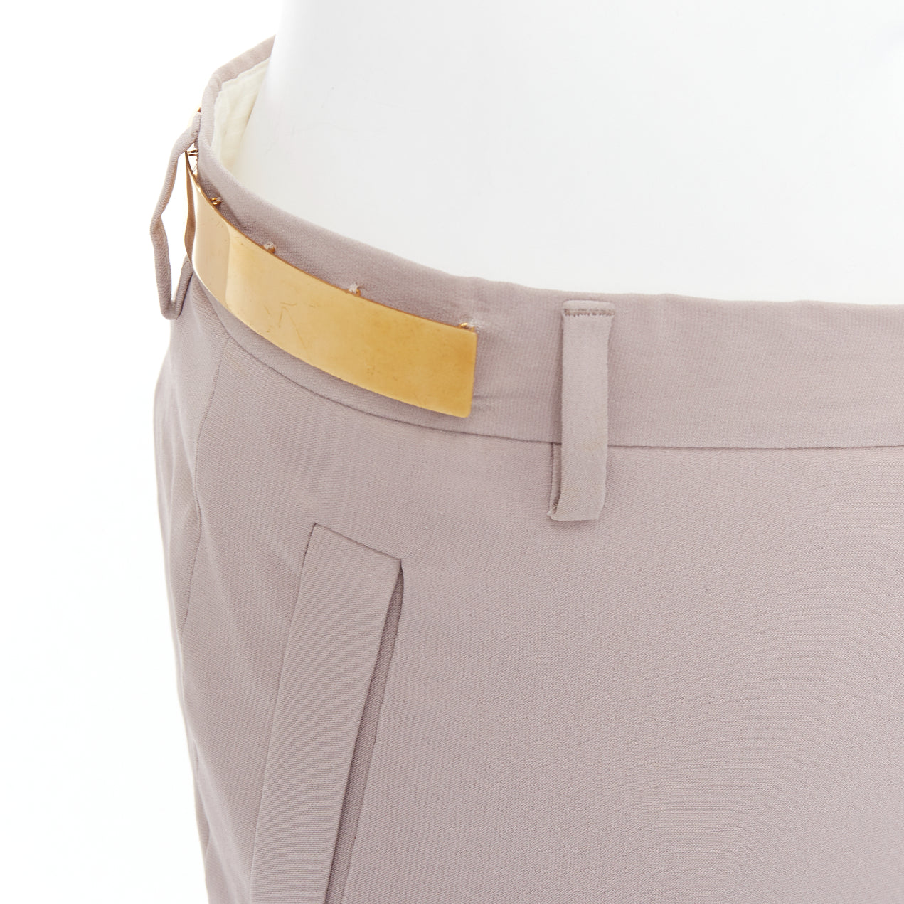 Givenchy Runway Gold Pants - Back view