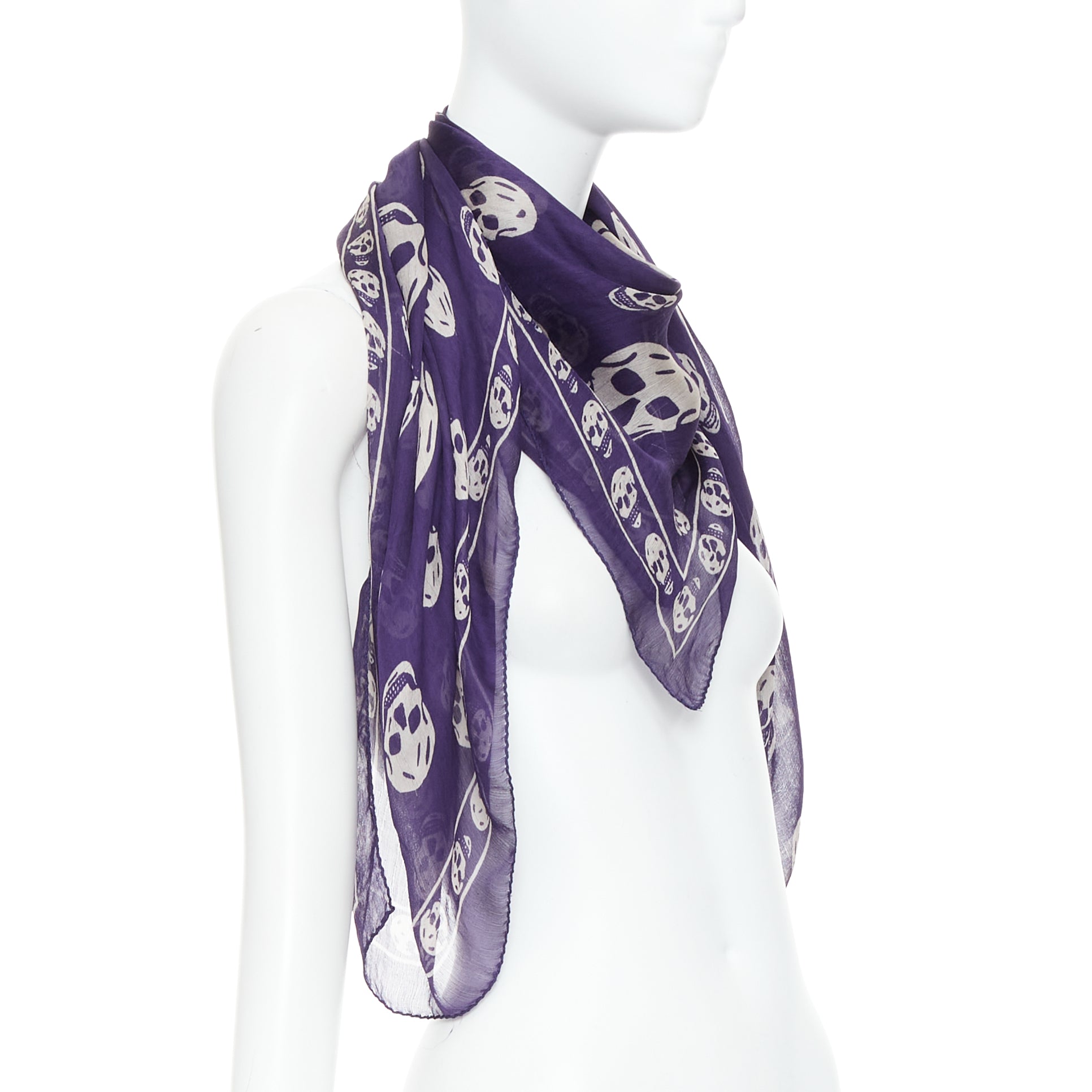 Alexander Mcqueen Skull Boho Scarf - Image 6