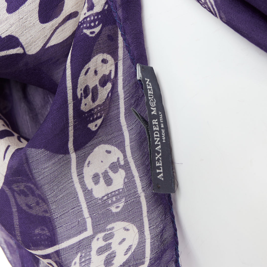 Alexander Mcqueen Skull Boho Scarf - Image 10