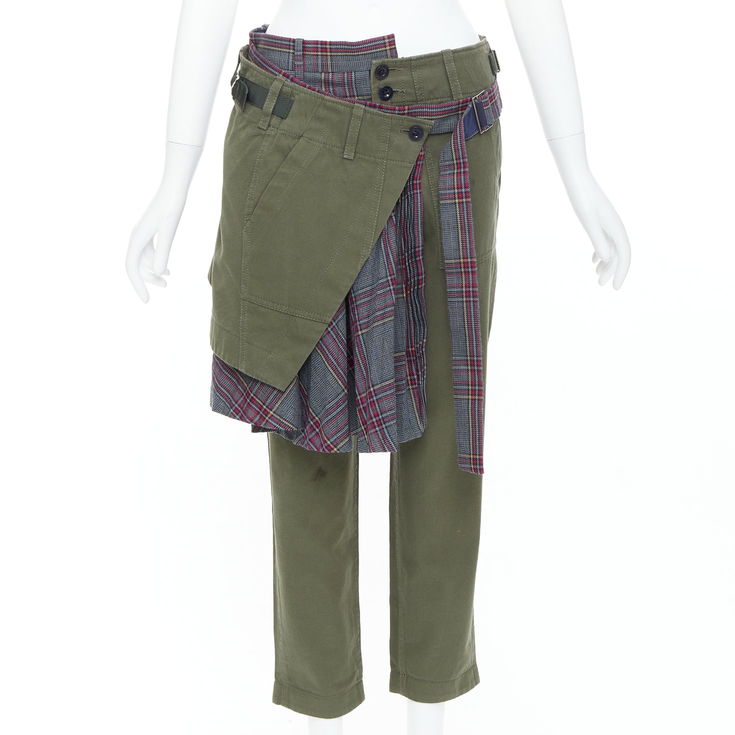 Sacai Deconstructed Kilt Pants