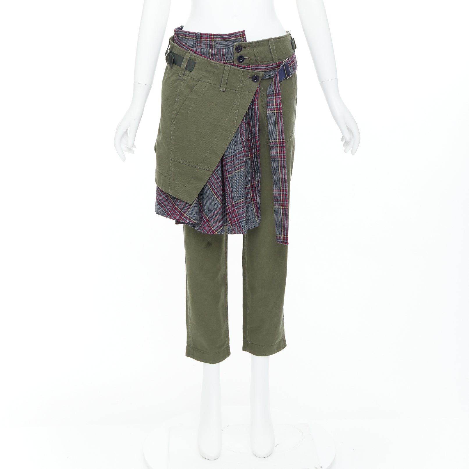 Sacai Deconstructed Kilt Pants - Image 11