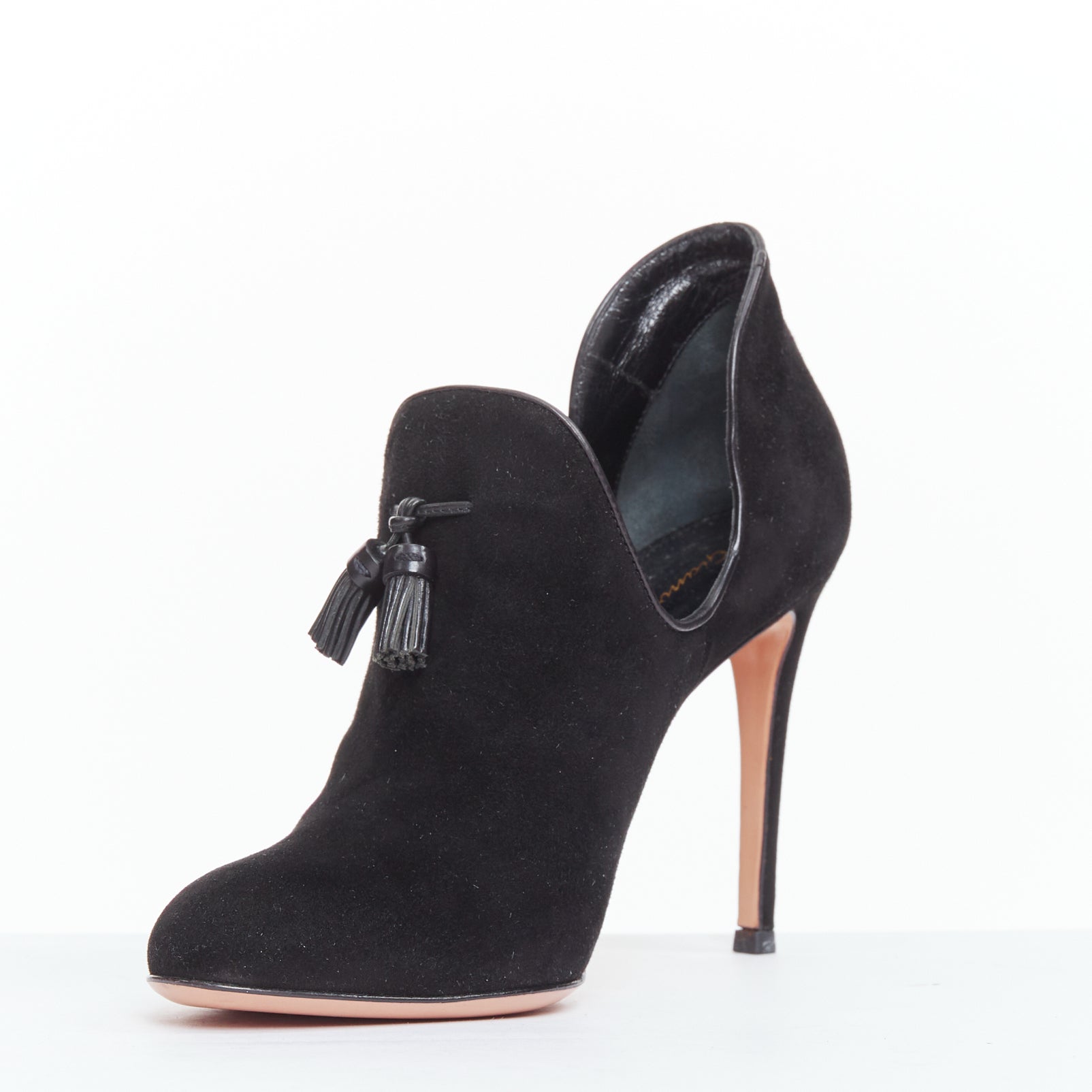 Gianvito Rossi Tassel Stiletto Booties - 4