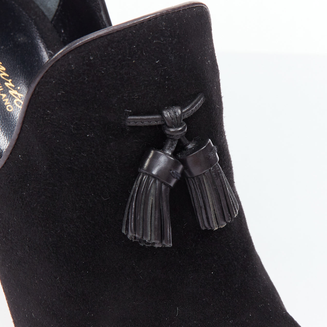 Gianvito Rossi Tassel Stiletto Booties - Detail 2