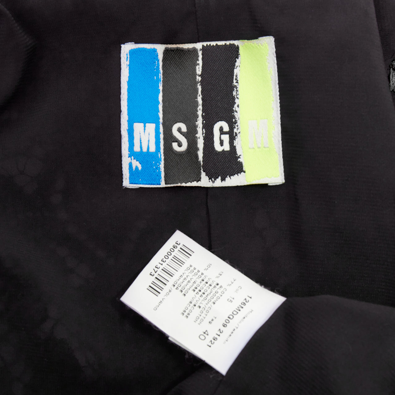 Msgm Black Biker Jacket - Image 11