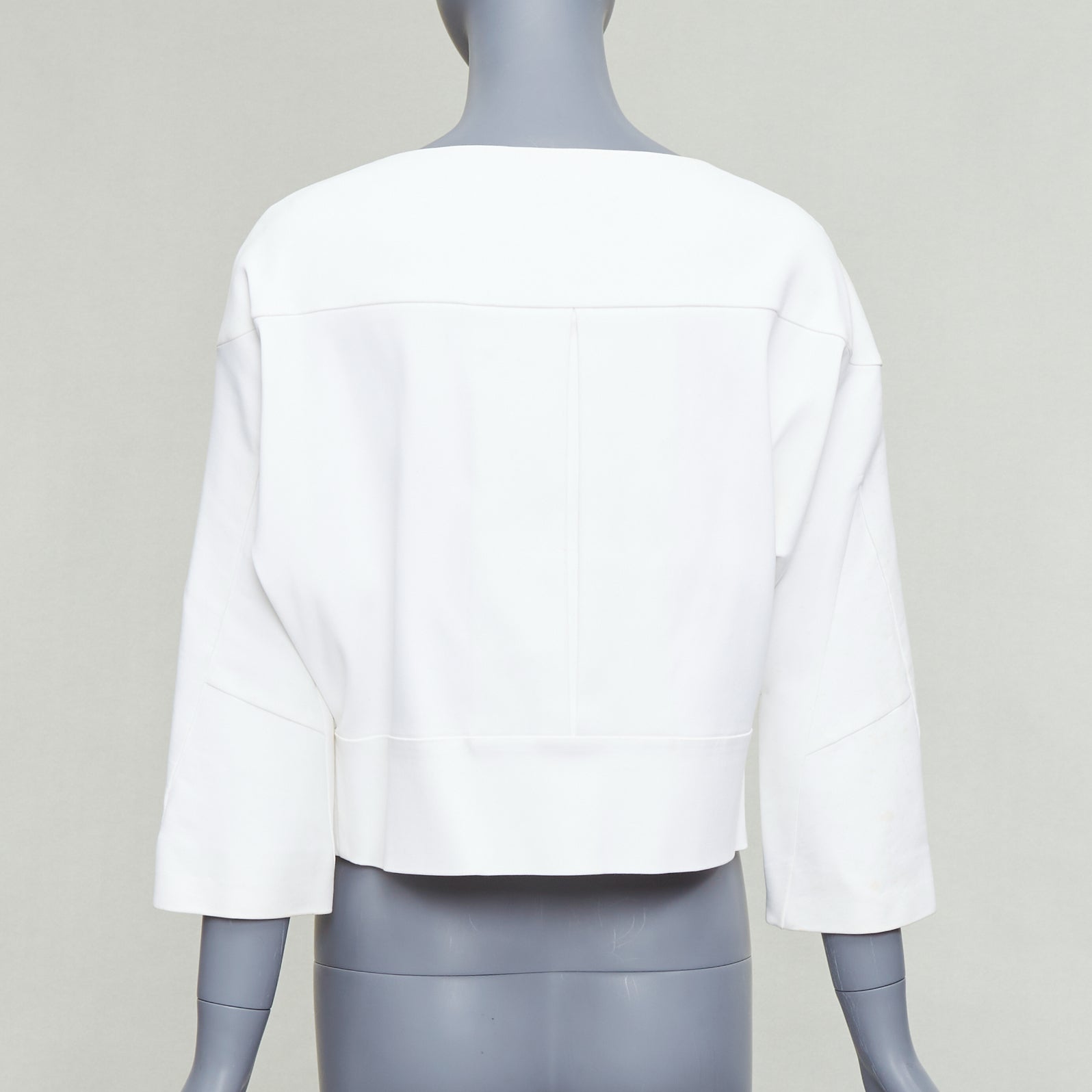 Chloe White Cropped Jacket - Detail 1