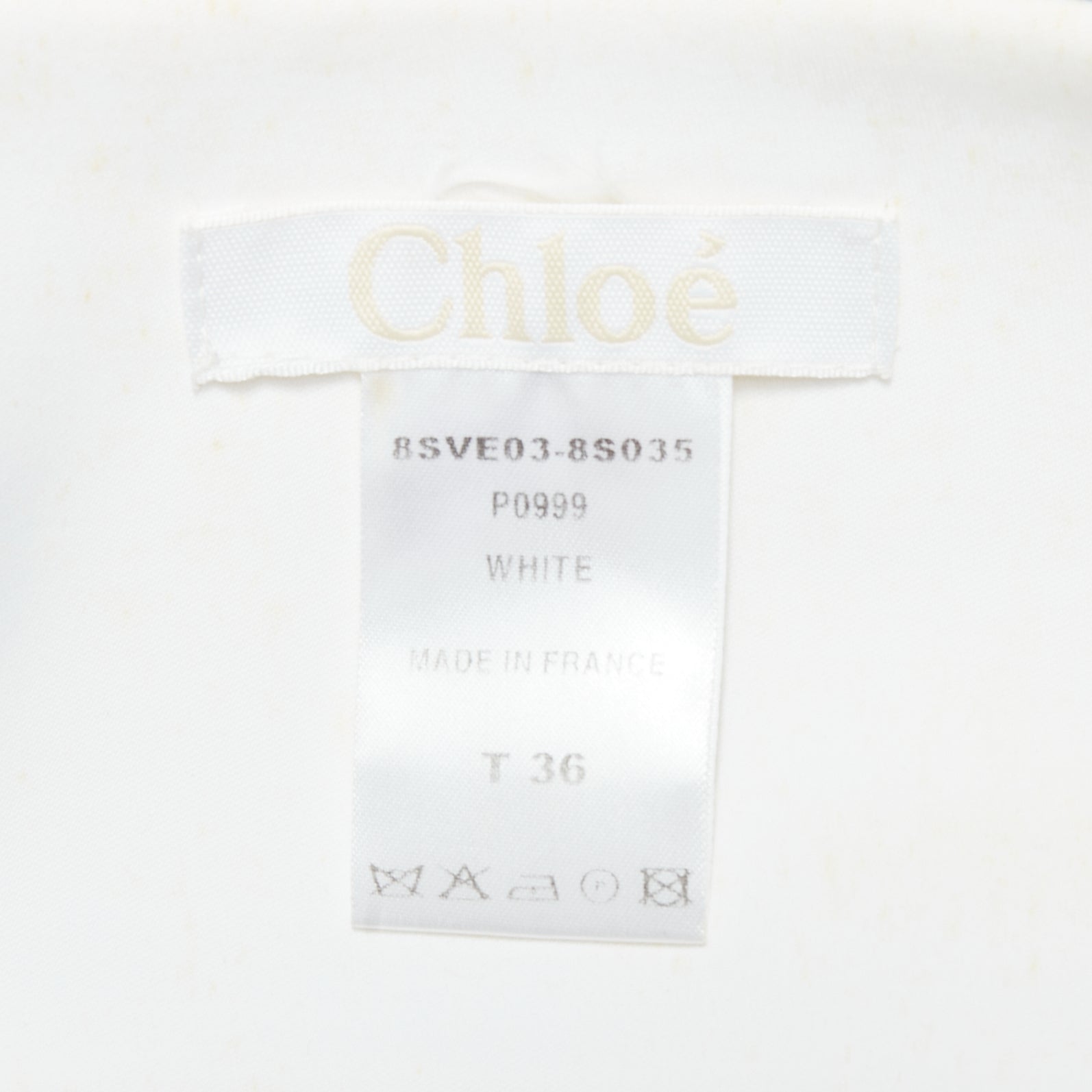 Chloe White Cropped Jacket - Image 11