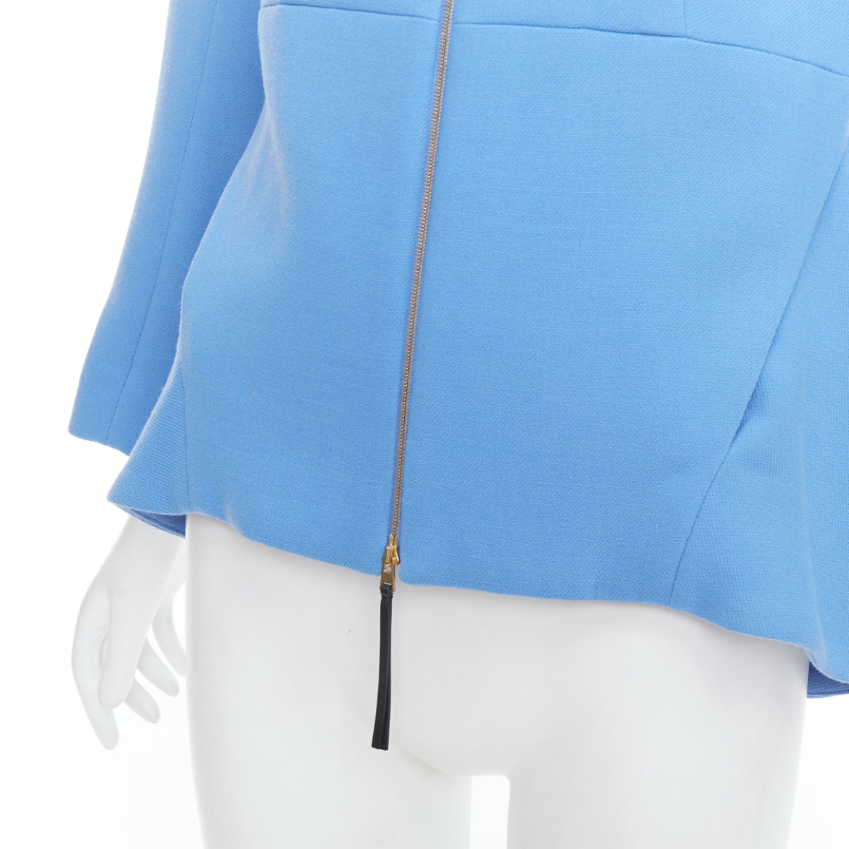 Marni Blue Peplum Coat - Image 10