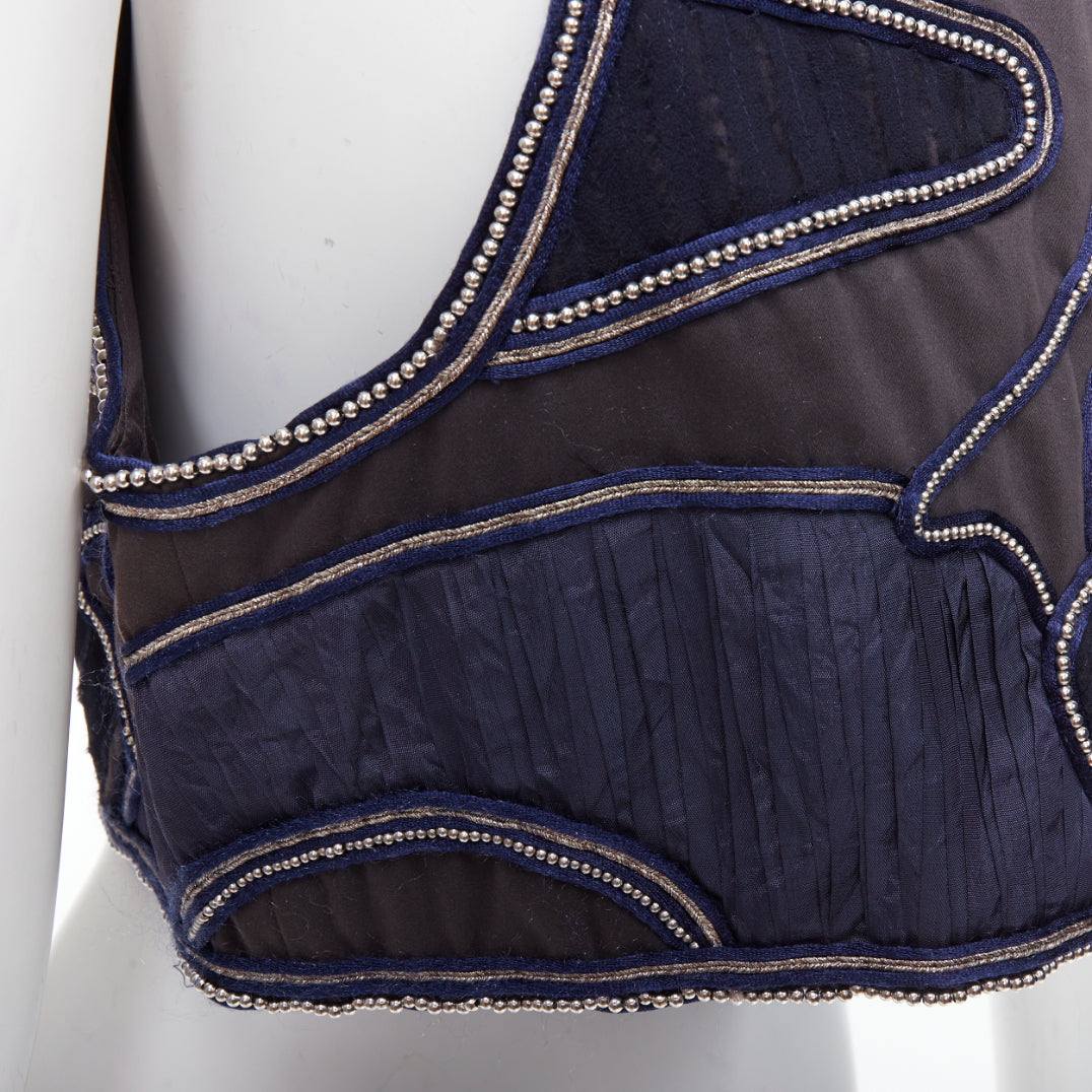 3.1 Phillip Lim Blue Studded Vest - Detail 2
