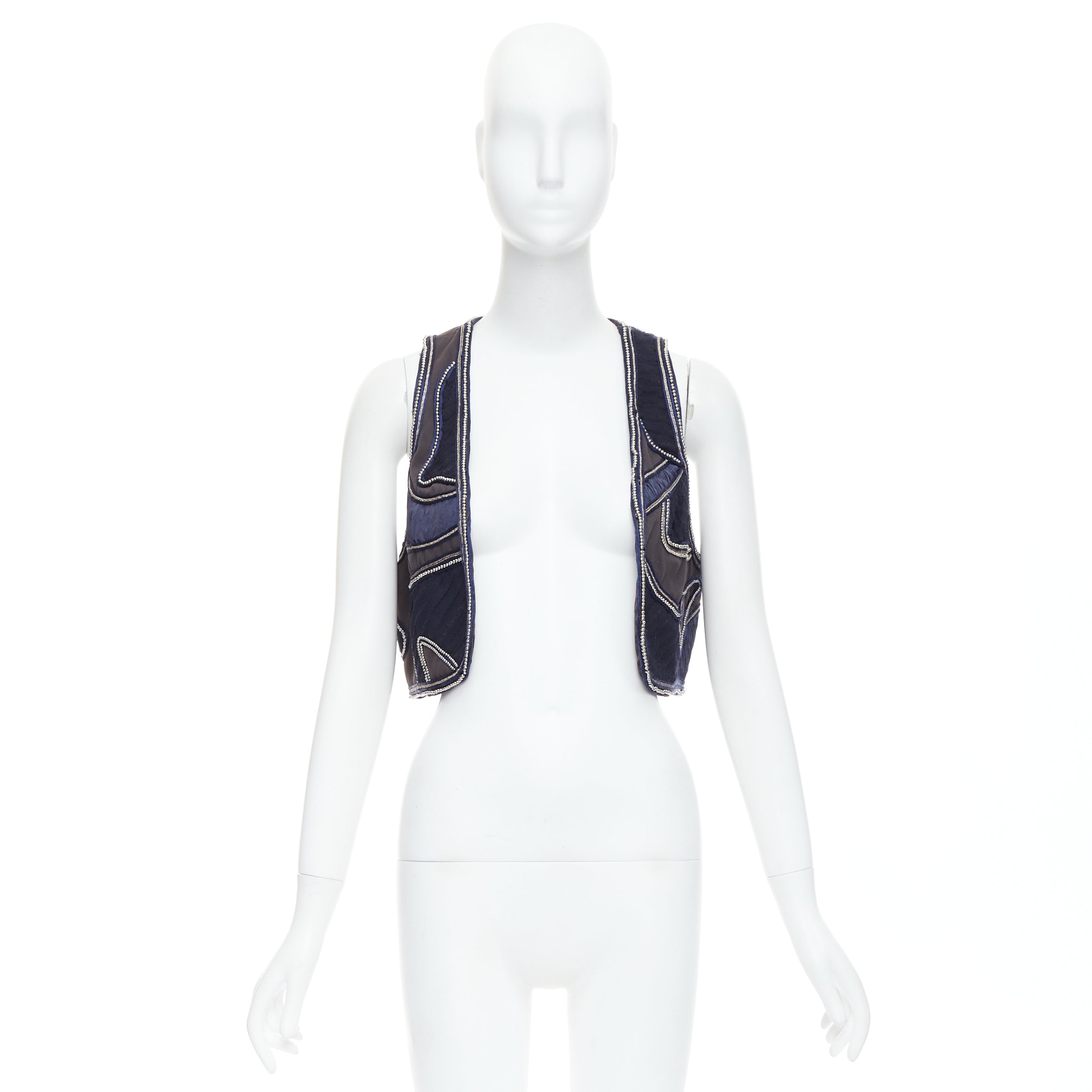 3.1 Phillip Lim Blue Studded Vest - Image 11