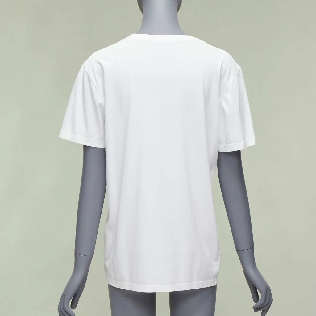 Dior Cross Eye T-Shirt White Cotton Never worn - Box View