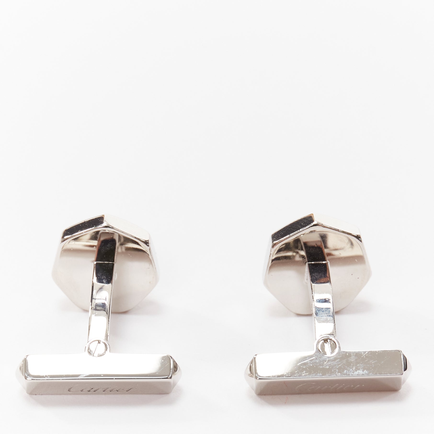 Cartier Crown Cufflinks - Back view