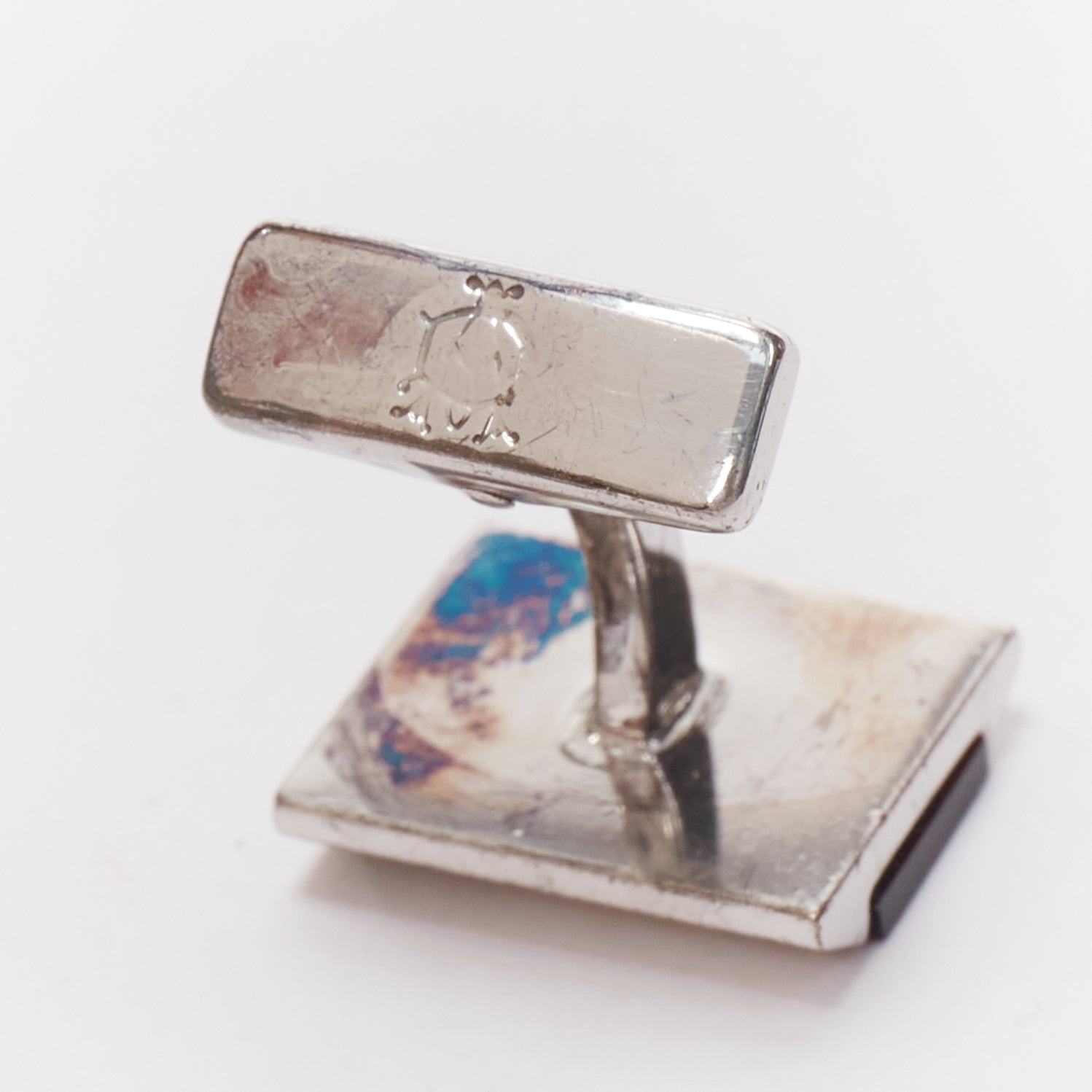 Alfred Dunhill Blue Glitter Cufflinks - 4