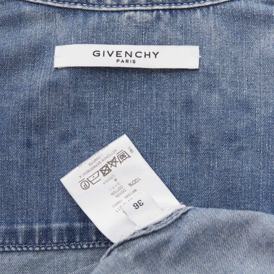 Givenchy Distressed Star Shirt - Image 11