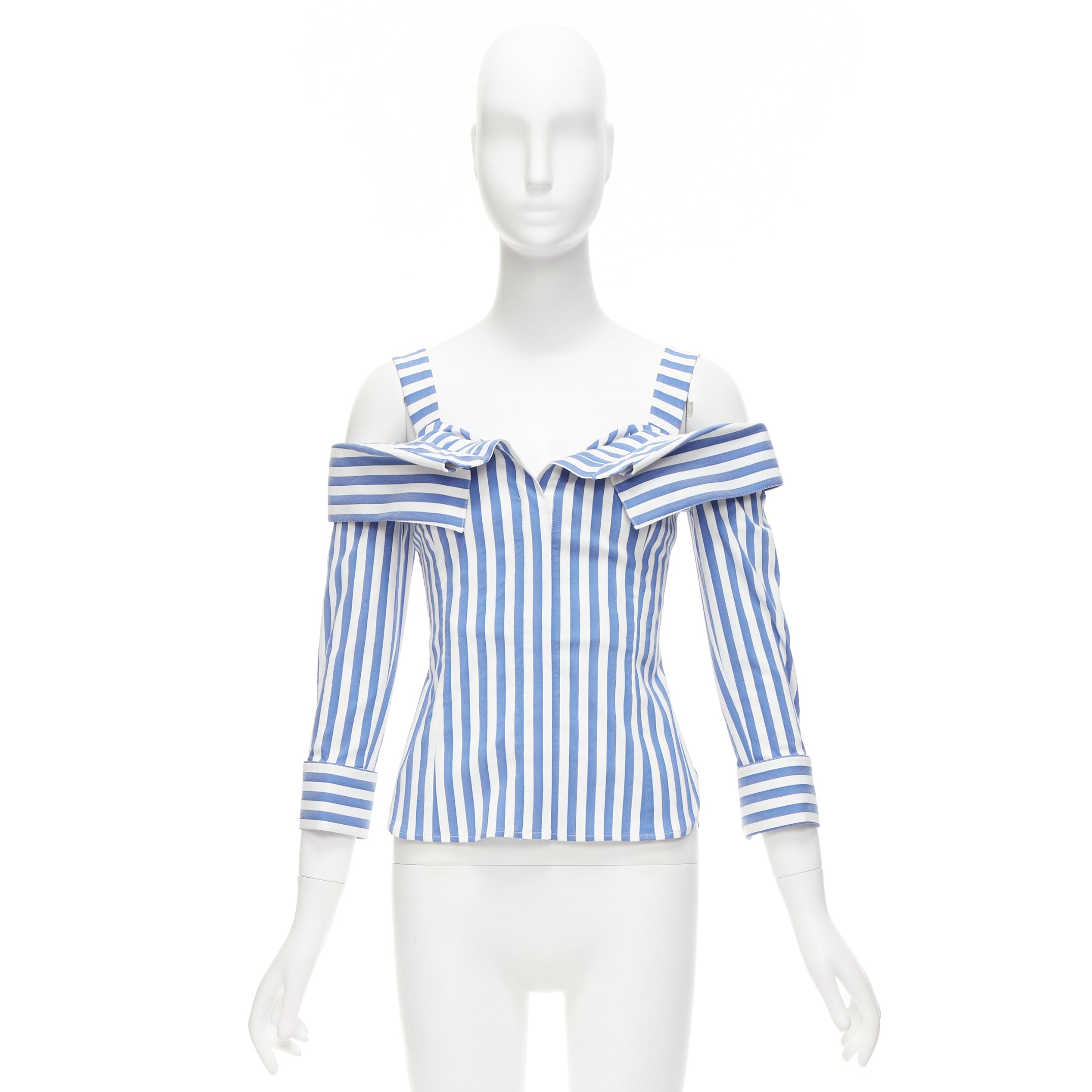 Monse Striped Corset Top - Image 11