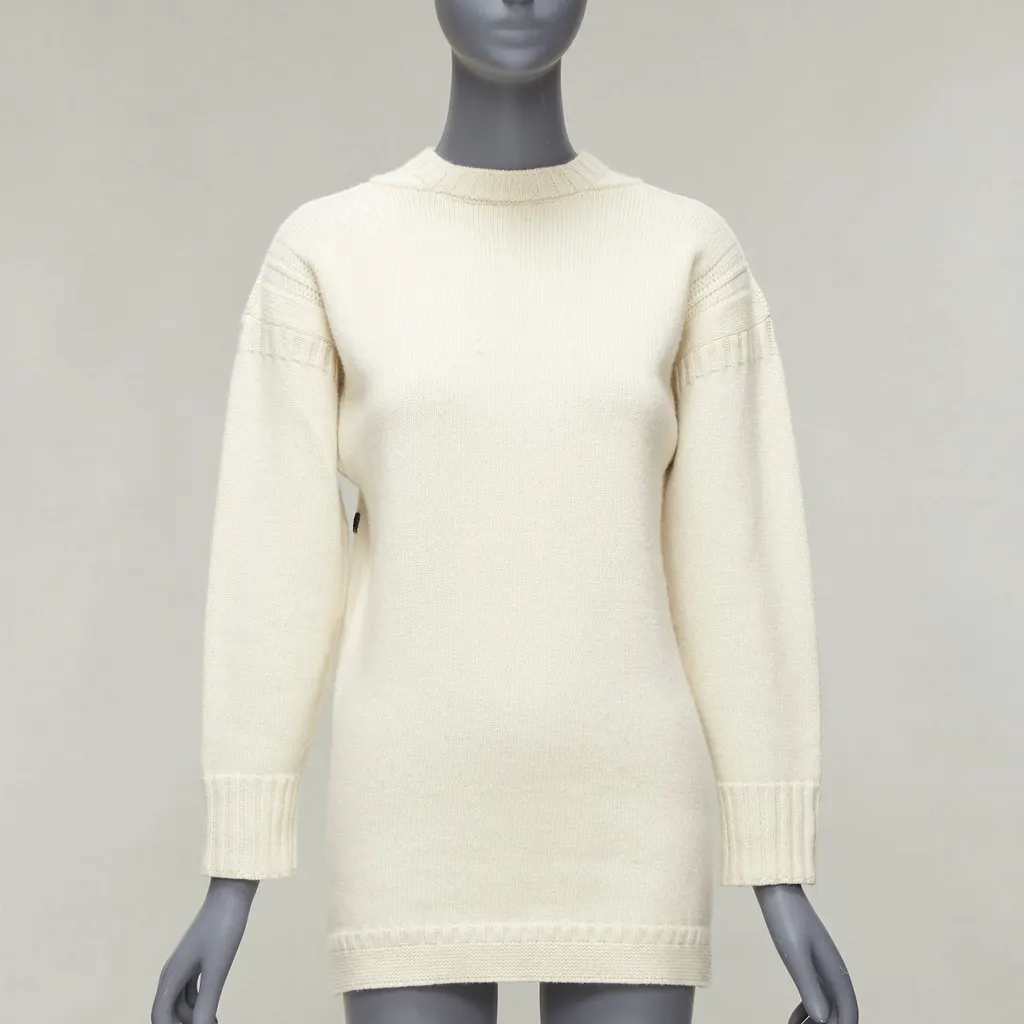 Dior Rather Be Sailing Ecru Wool Good - Inside View