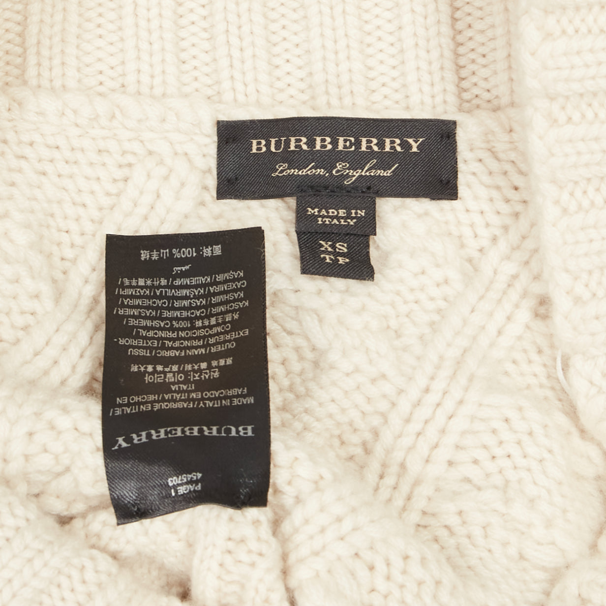 Burberry Cable Knit Pullover - Image 10