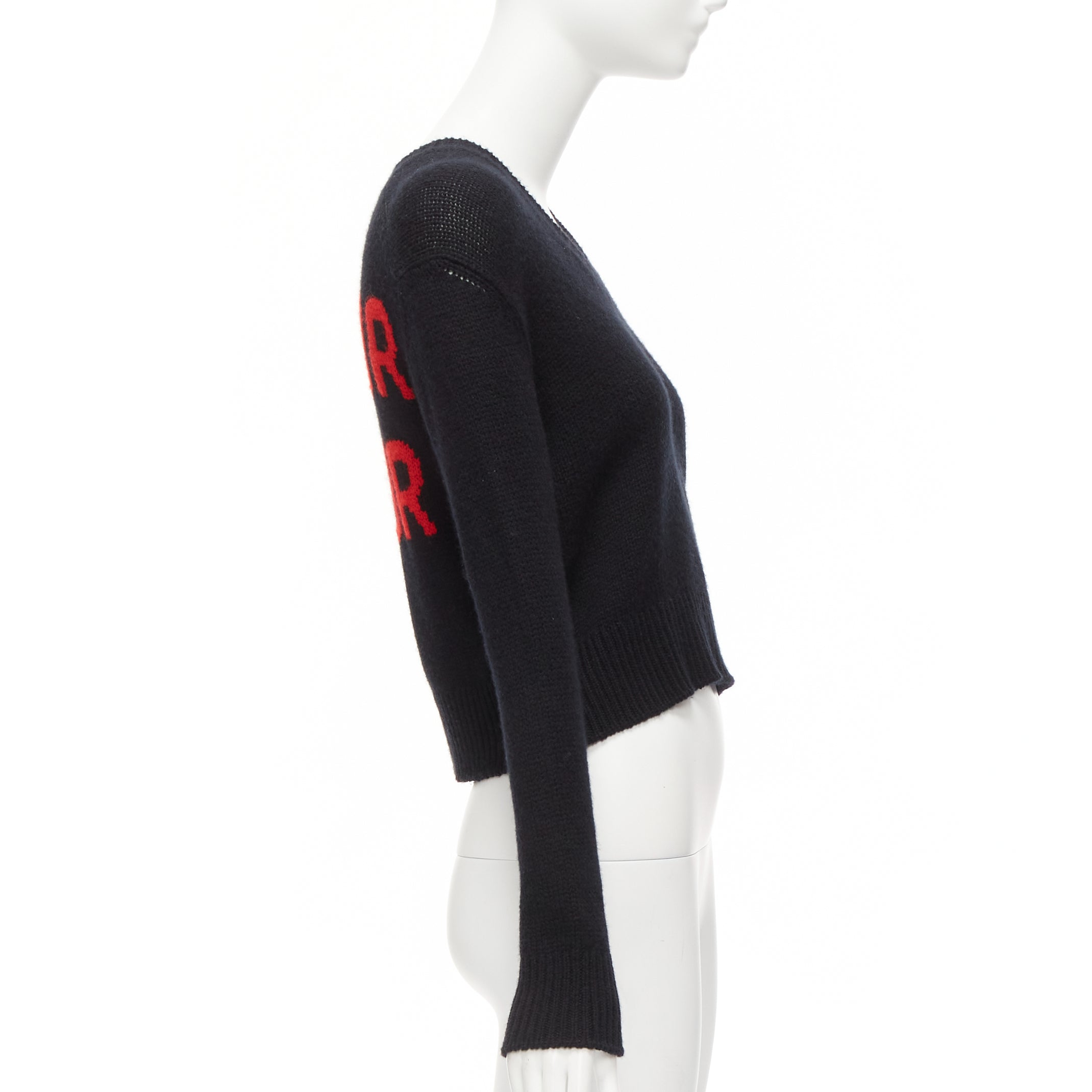 Dior Amor Cropped Sweater - 4