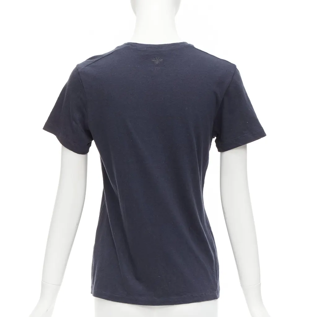 Dior Feminist Linen T-Shirt Navy Cotton Good - Box View