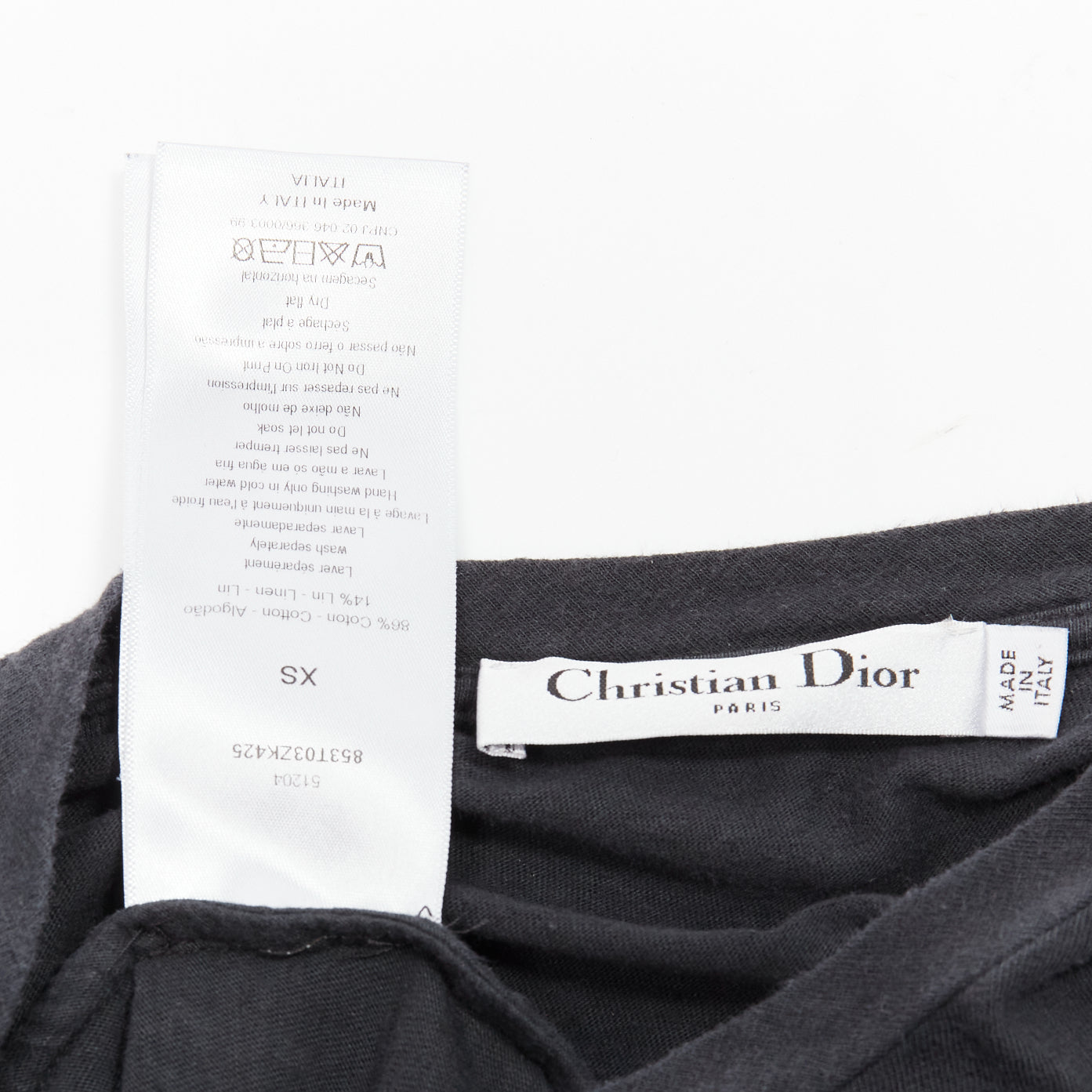 Dior Gothic Linen T-Shirt - Image 10