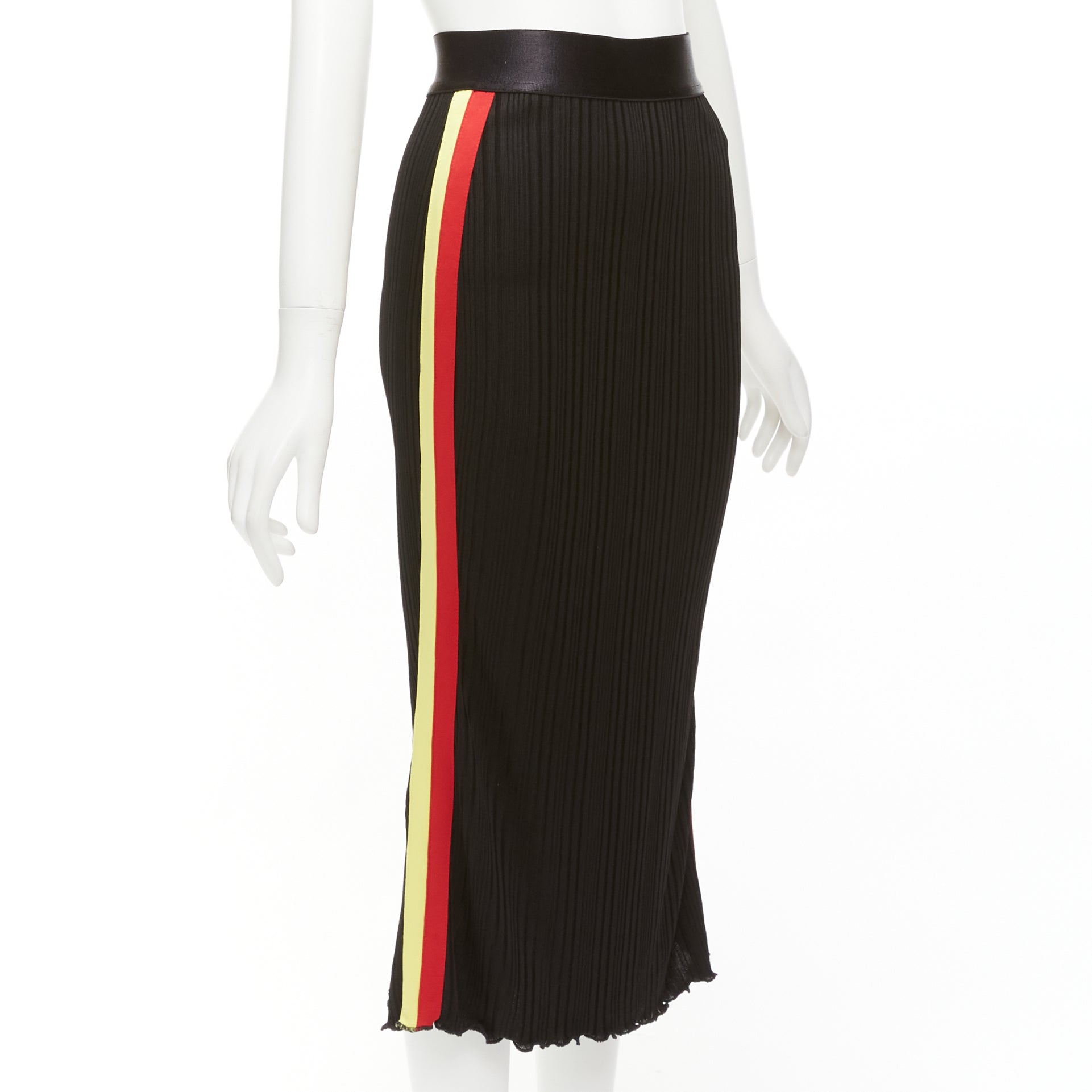 Ellery Tape Pleated Skirt