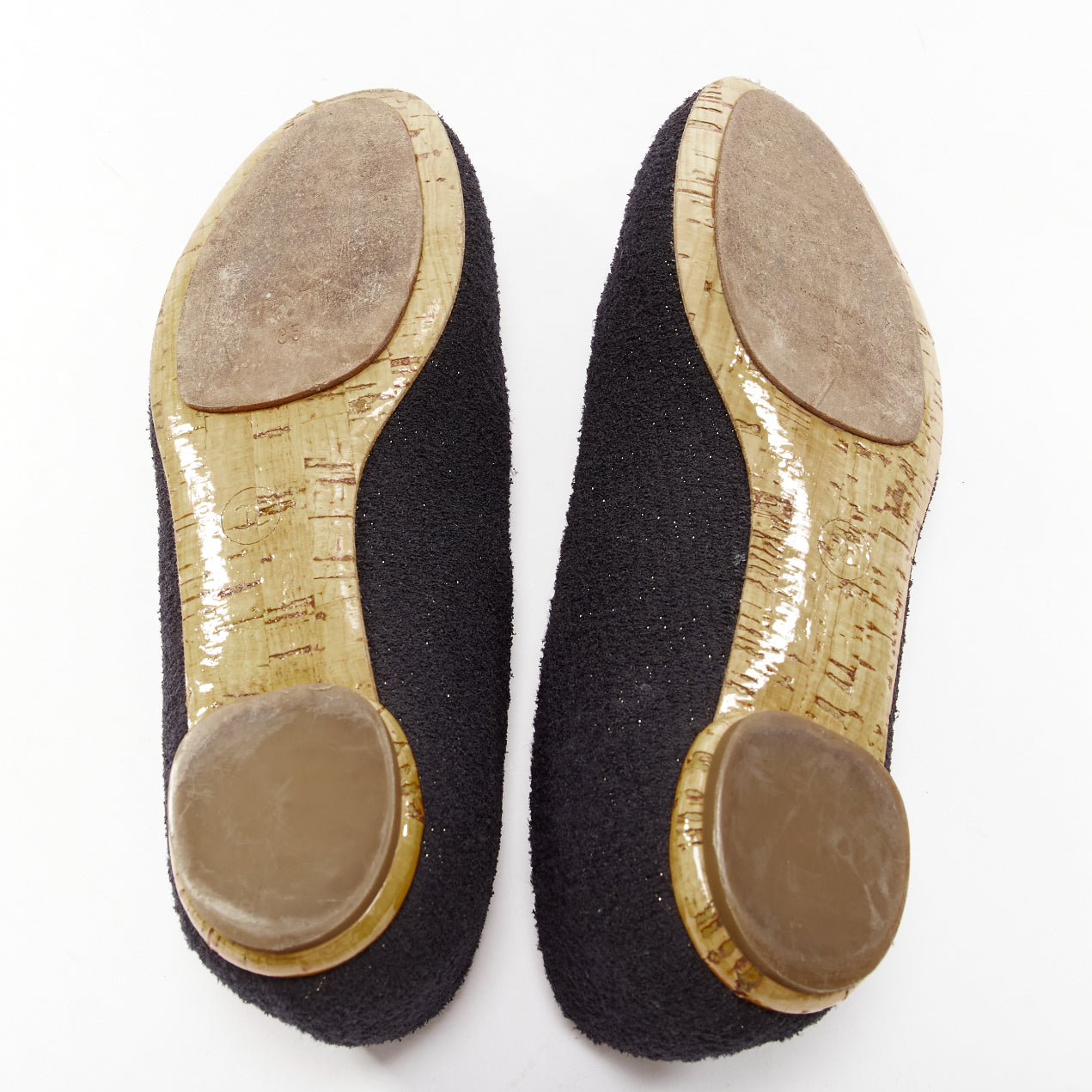 Chanel Gold Embroidery Pointy Flats - Image 13
