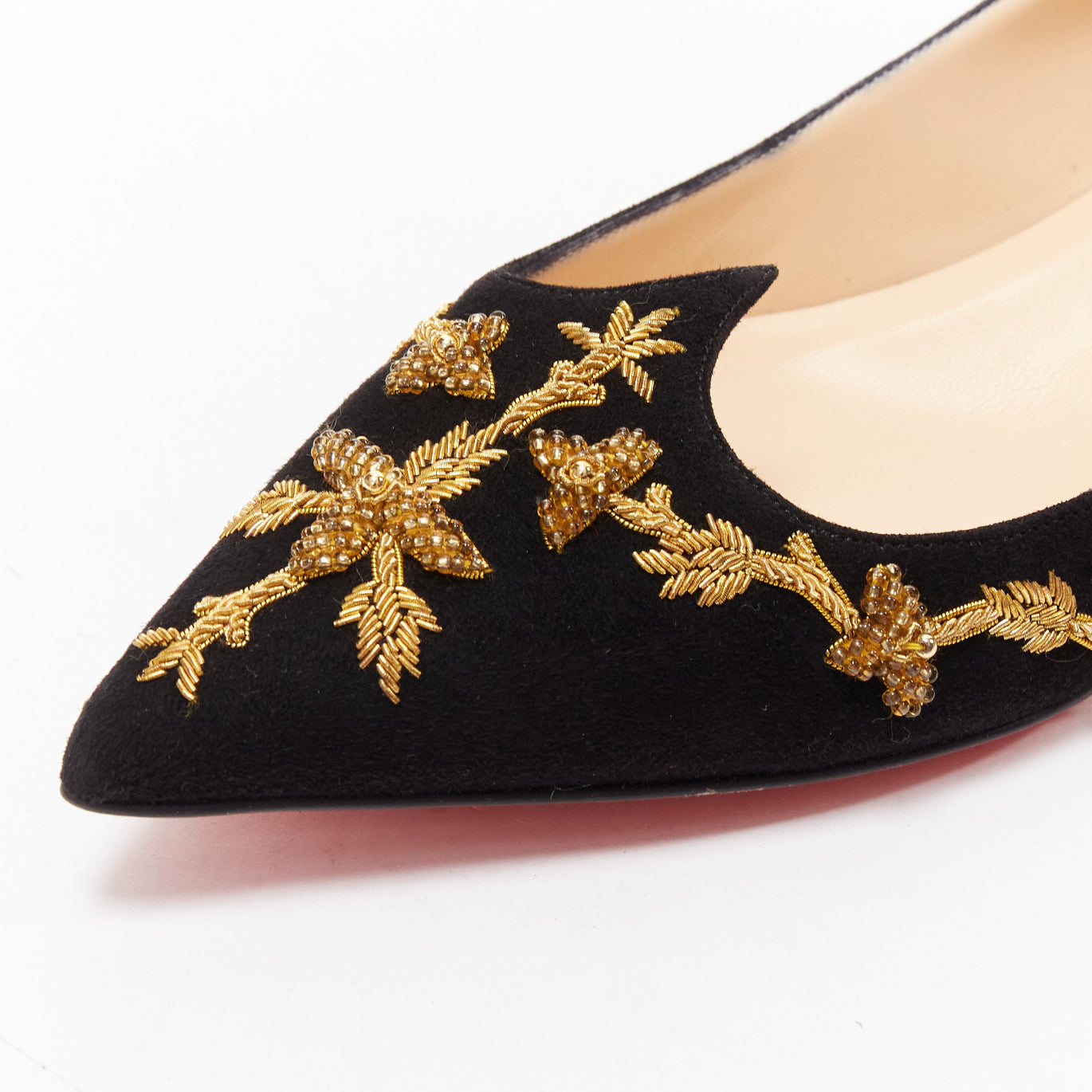 Christian Louboutin Patent Derby Flat Shoes - Detail 2