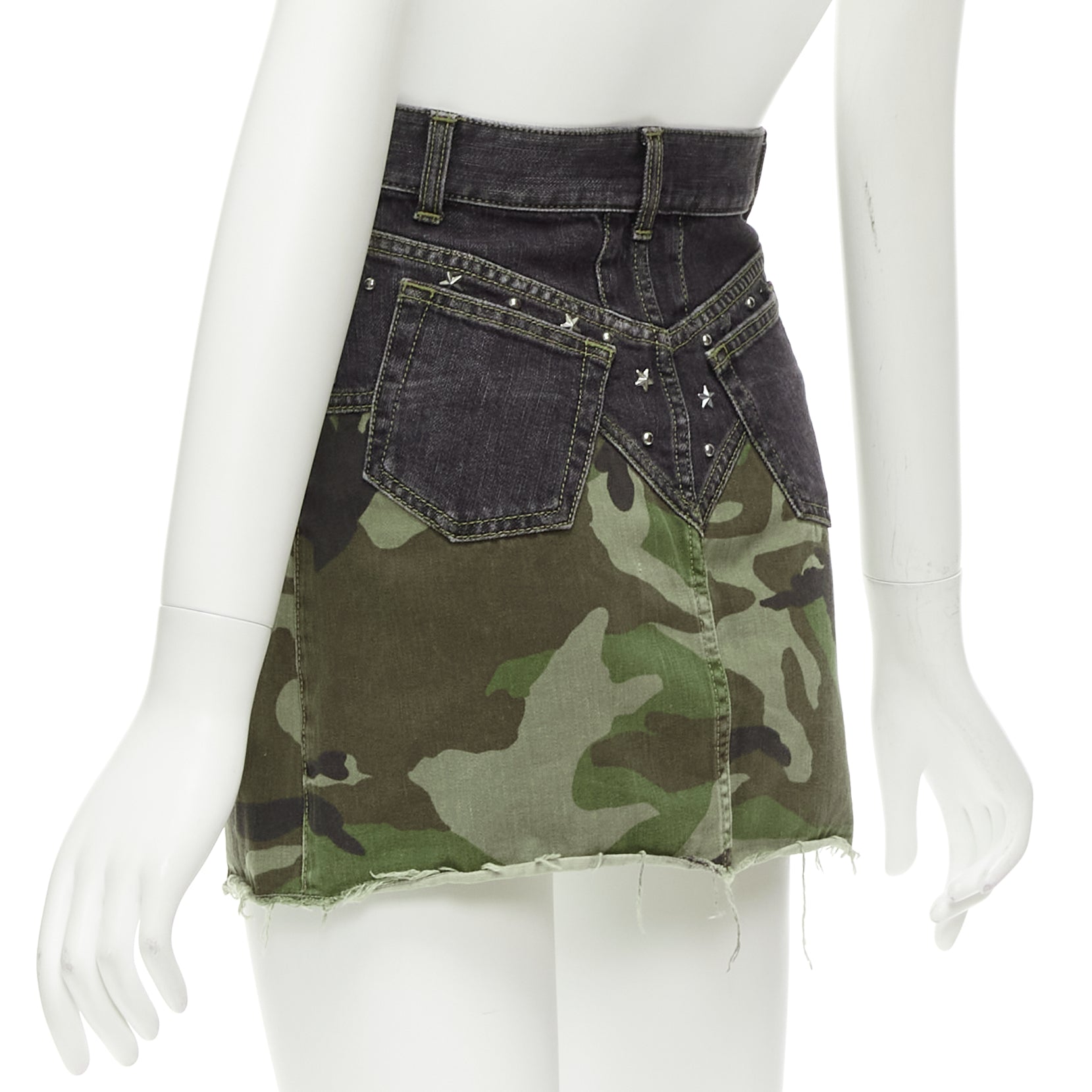 Saint Laurent Star Studded Skirt - Detail 1