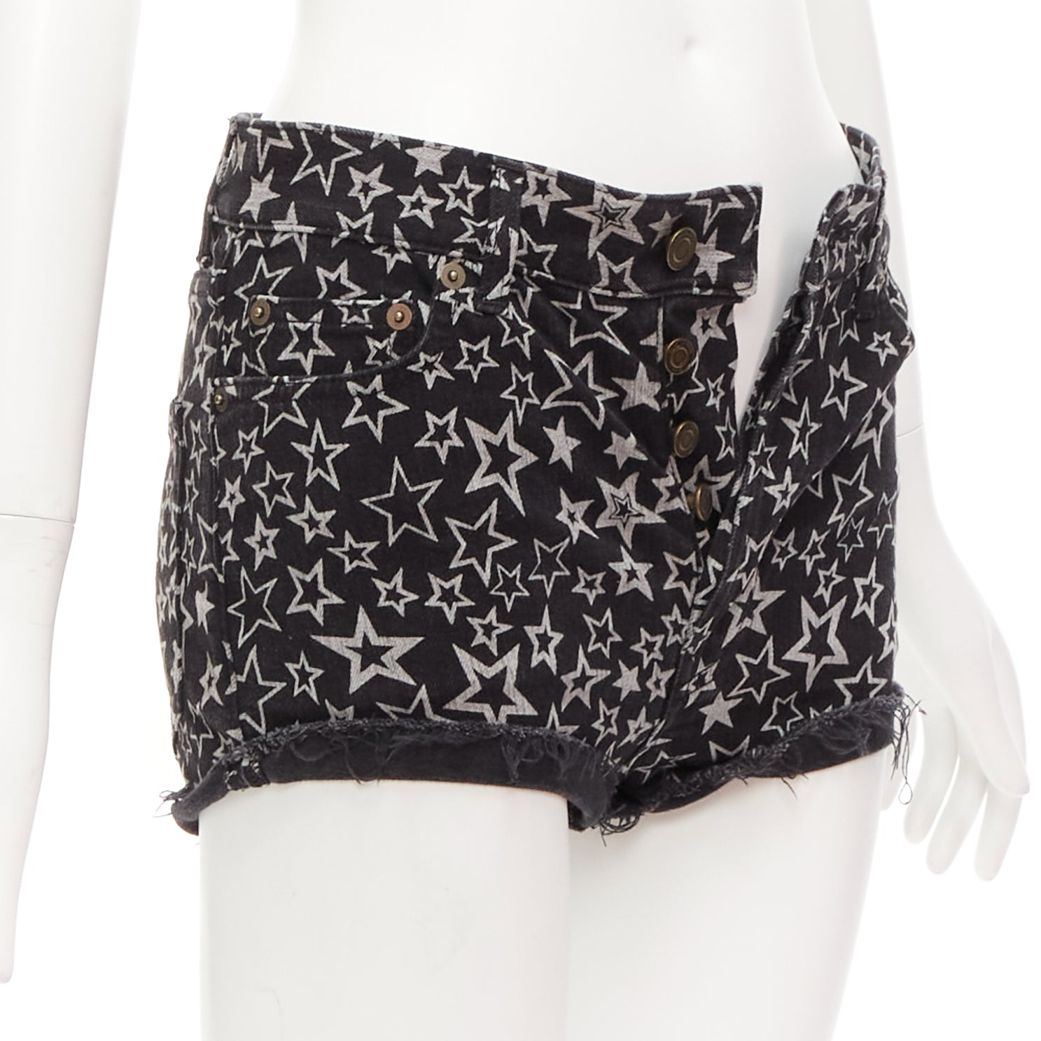 Saint Laurent Star Print Shorts - Image 6