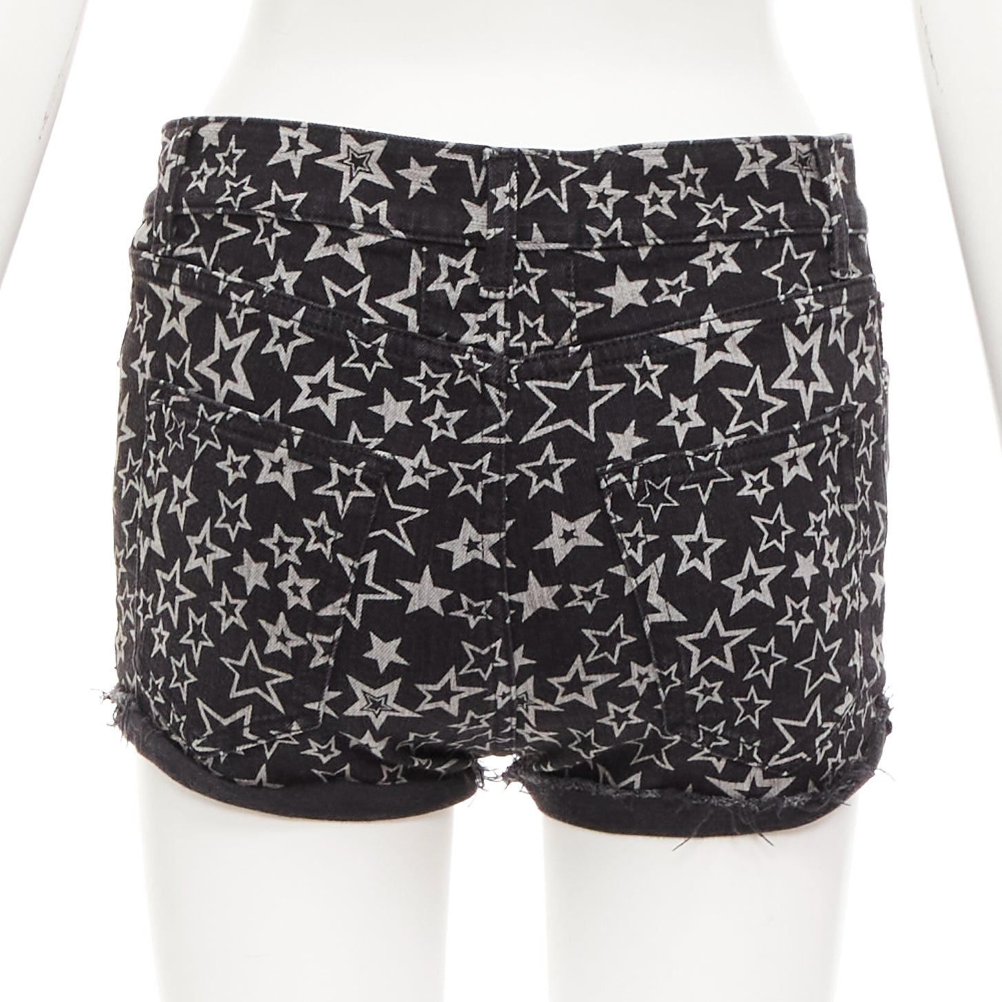Saint Laurent Star Print Shorts - Side view