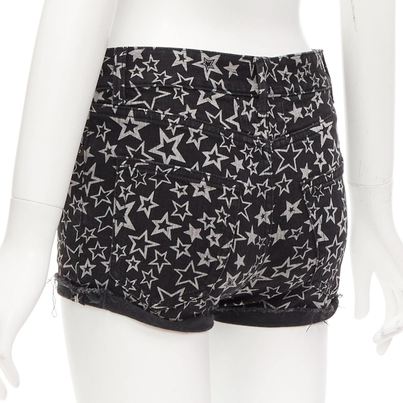 Saint Laurent Star Print Shorts - Detail 1