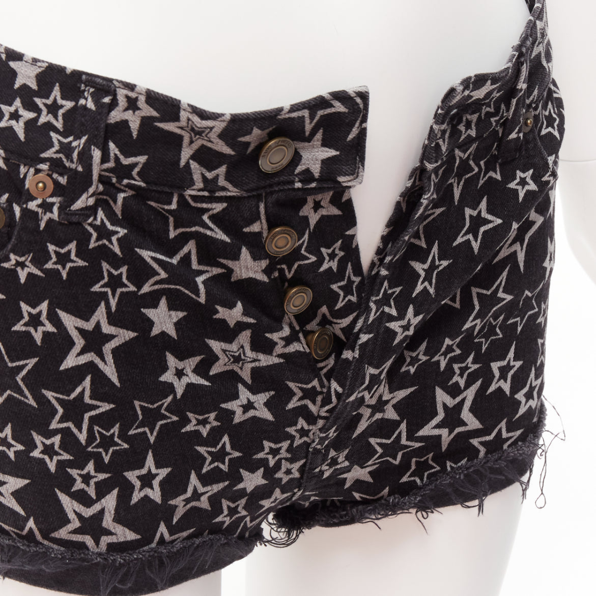 Saint Laurent Star Print Shorts - Detail 2