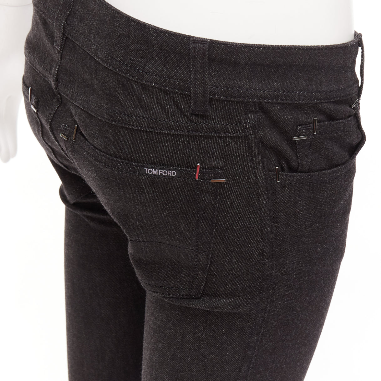 Tom Ford Staple Skinny Jeans - Back view