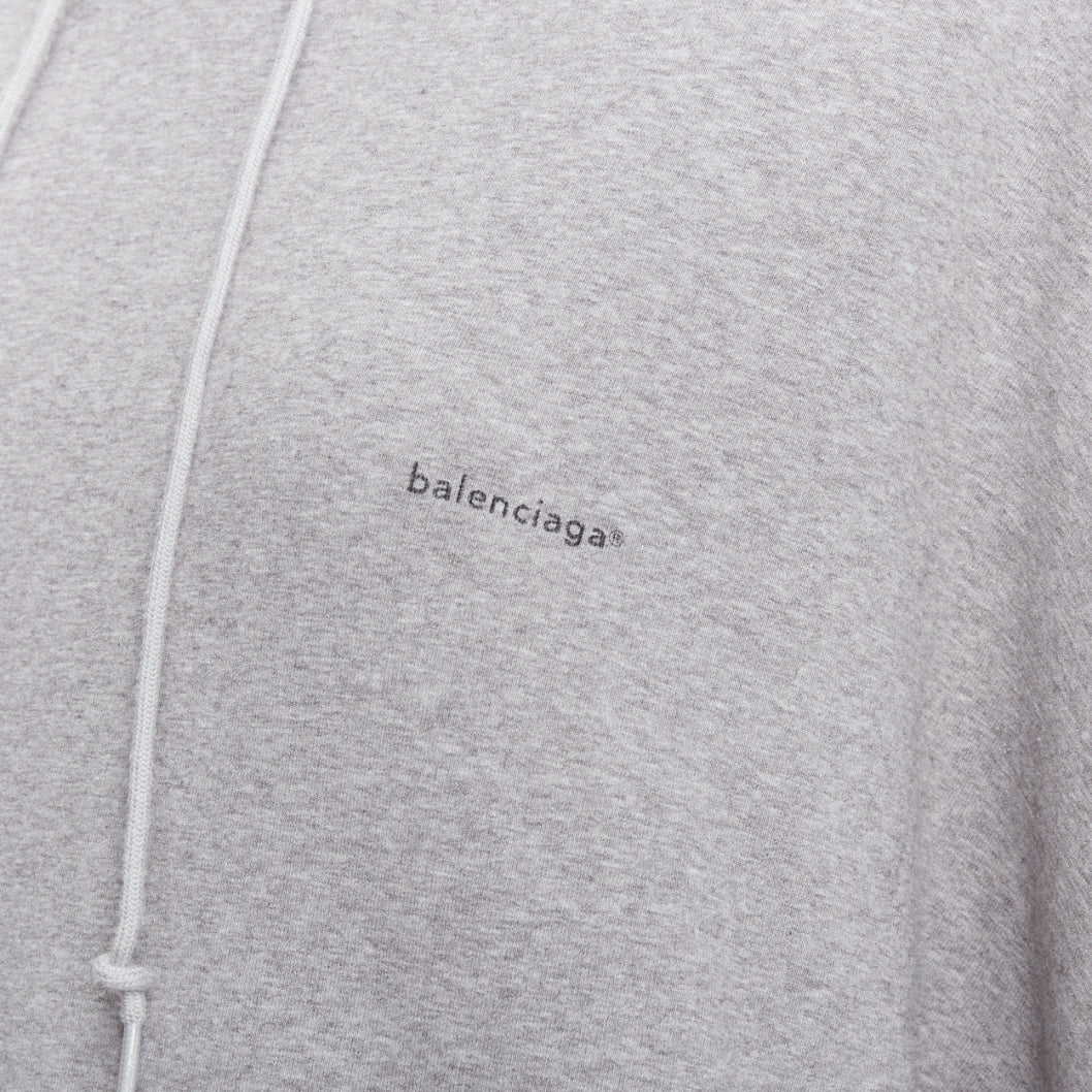 Balenciaga Oversized Cocoon Hoodie - Back view