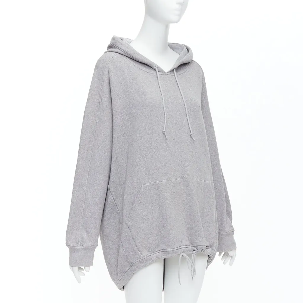 Balenciaga Oversized Cocoon Hoodie Grey Cotton Never worn - Inside View