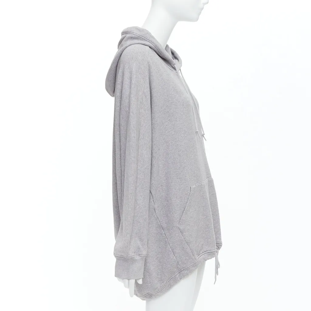 Balenciaga Oversized Cocoon Hoodie Grey Cotton Never worn - Model View